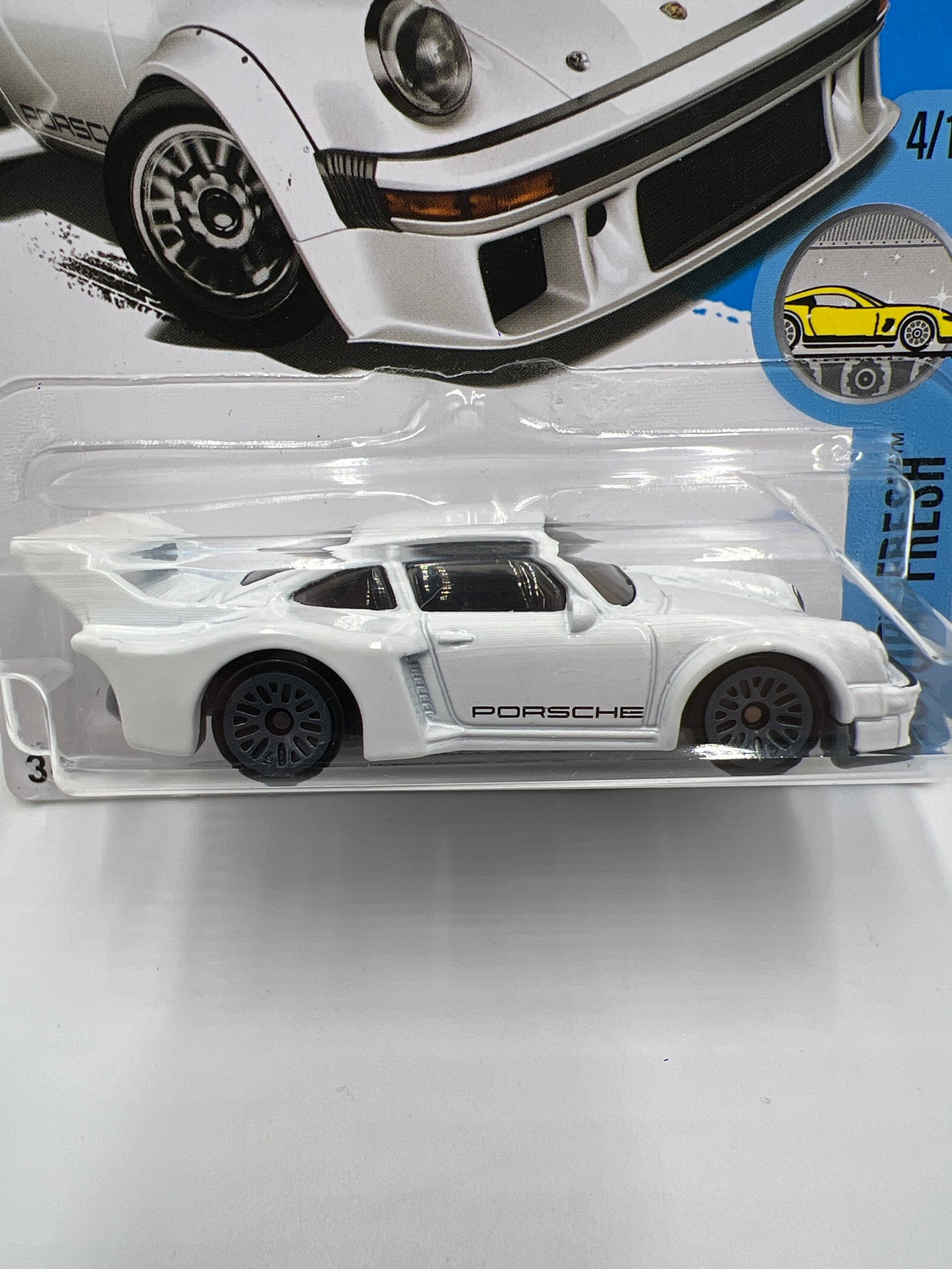 2017 Hot Wheels Factory Fresh #153 Porsche 934.5 White Card Not Perfect 100C