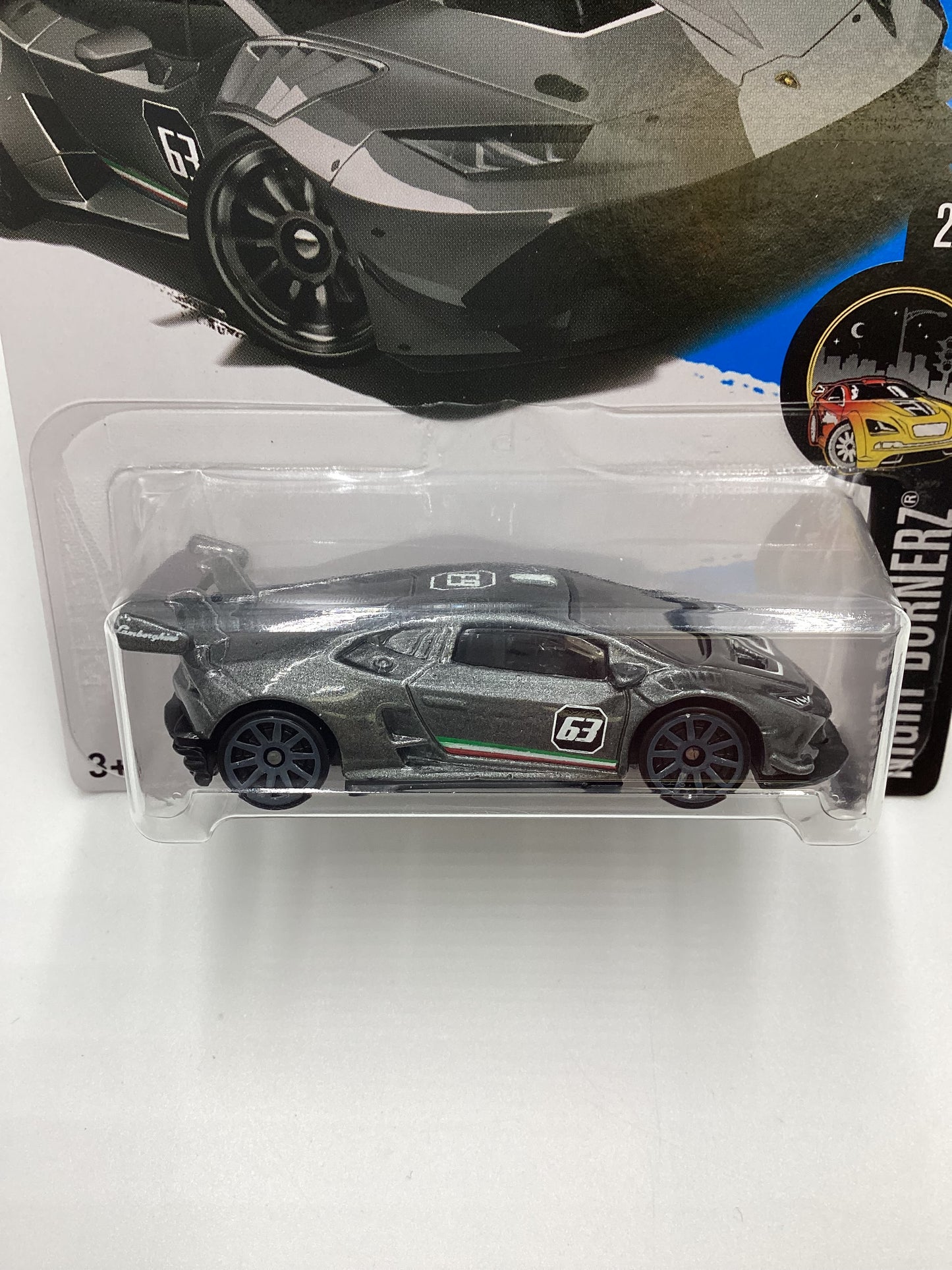 2016 Hot Wheels #82 Lamborghini Huracan LP 620-2 Super Trofeo Gray 102C