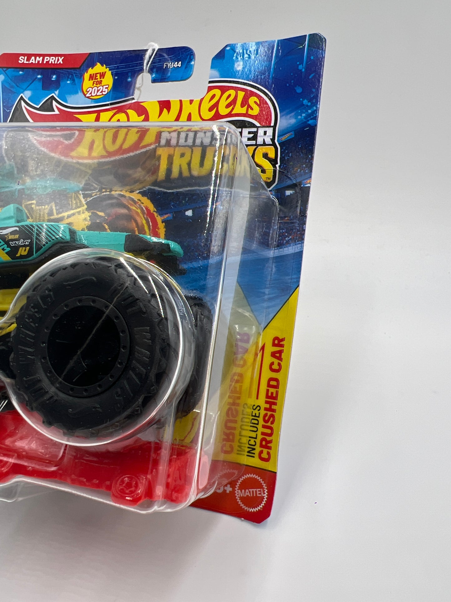 2025 Hot Wheels Monster Trucks HWMT Back To Basics #4 Slam Prix 129C