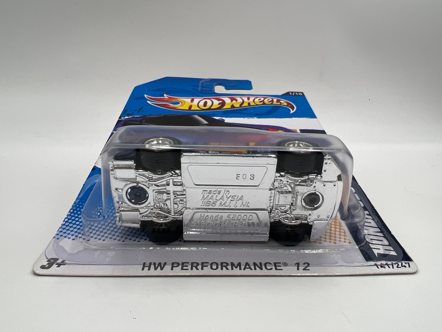 2012 Hot Wheels Super Treasure Hunt #141 Honda S2000 AEM Blue W/Protector International Card