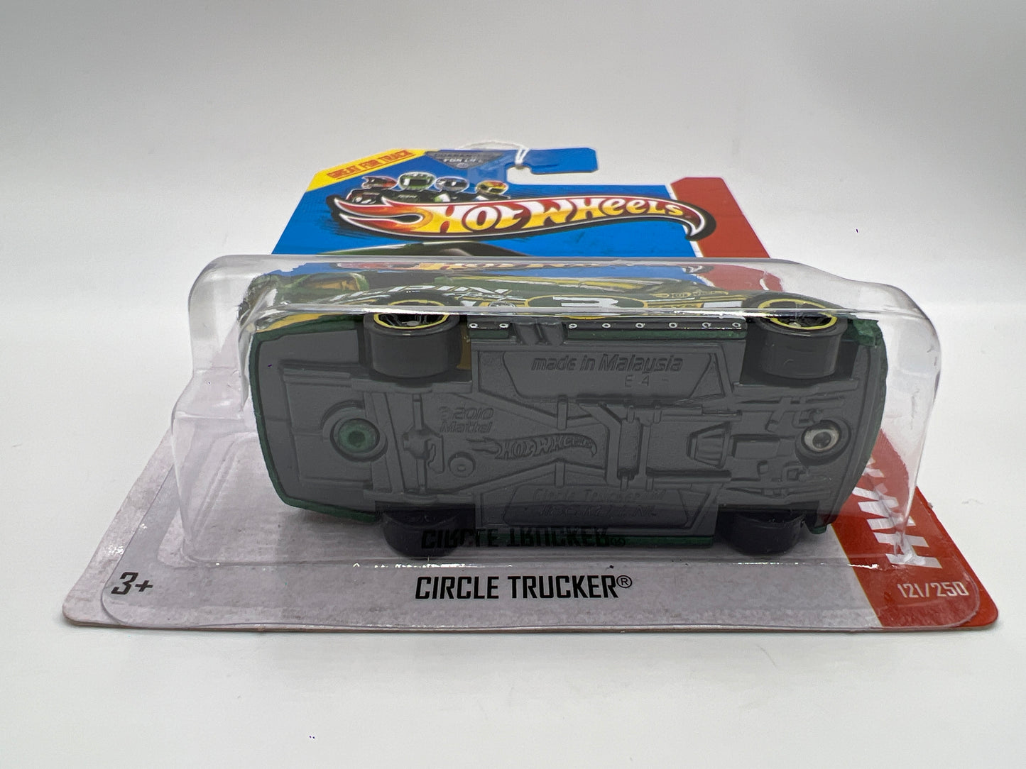 2013 Hot Wheels Treasure Hunt #121 Circle Trucker Green