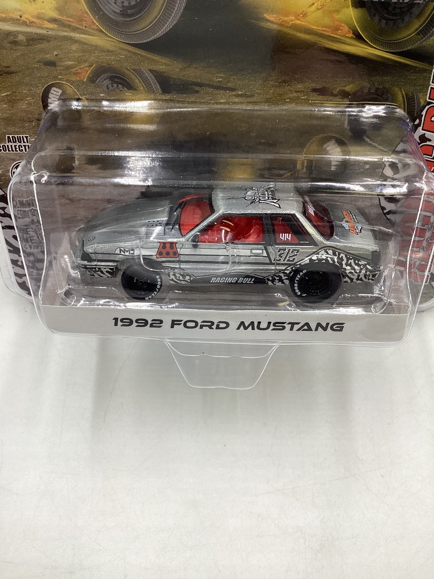 Greenlight Las Vegas Convention RAW CHASE 1992 Ford Mustang Raging Bull