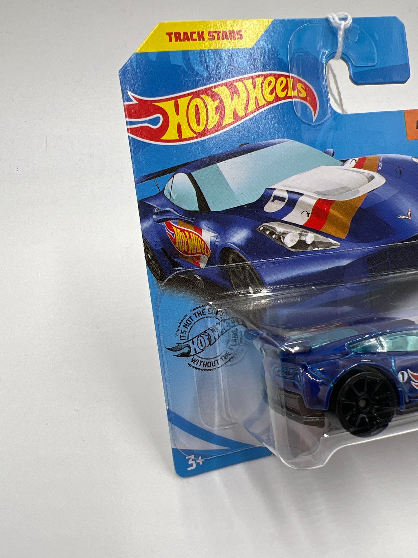 2019 Hot Wheels Race Team #193 Corvette C7.R Blue Short Card 1B