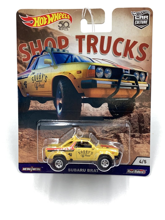Hot Wheels car culture Shop Trucks 4/5 Subaru Brat 253G