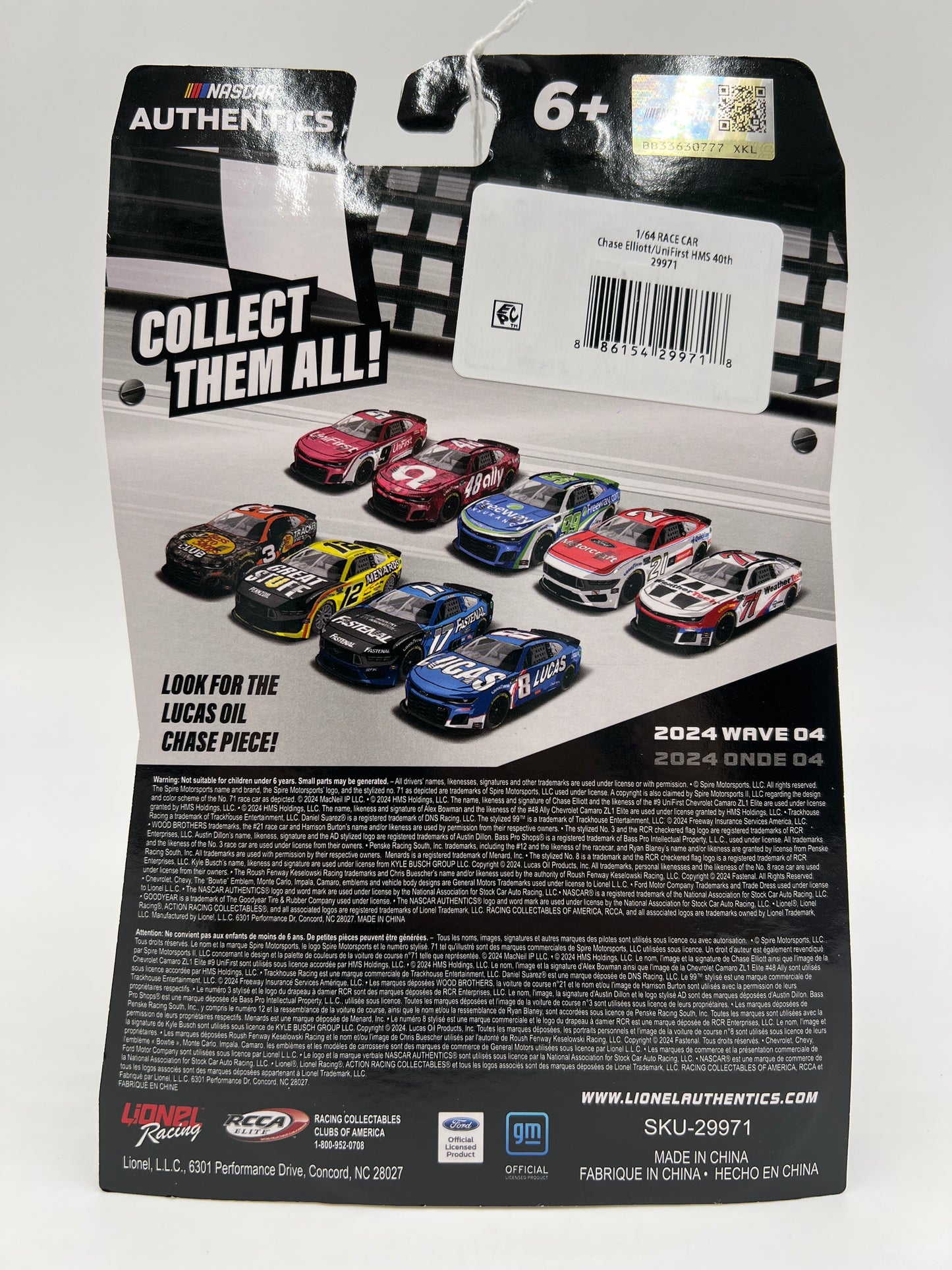 2024 Nascar Authentics Wave 4 #9 Chase Elliott Red SR