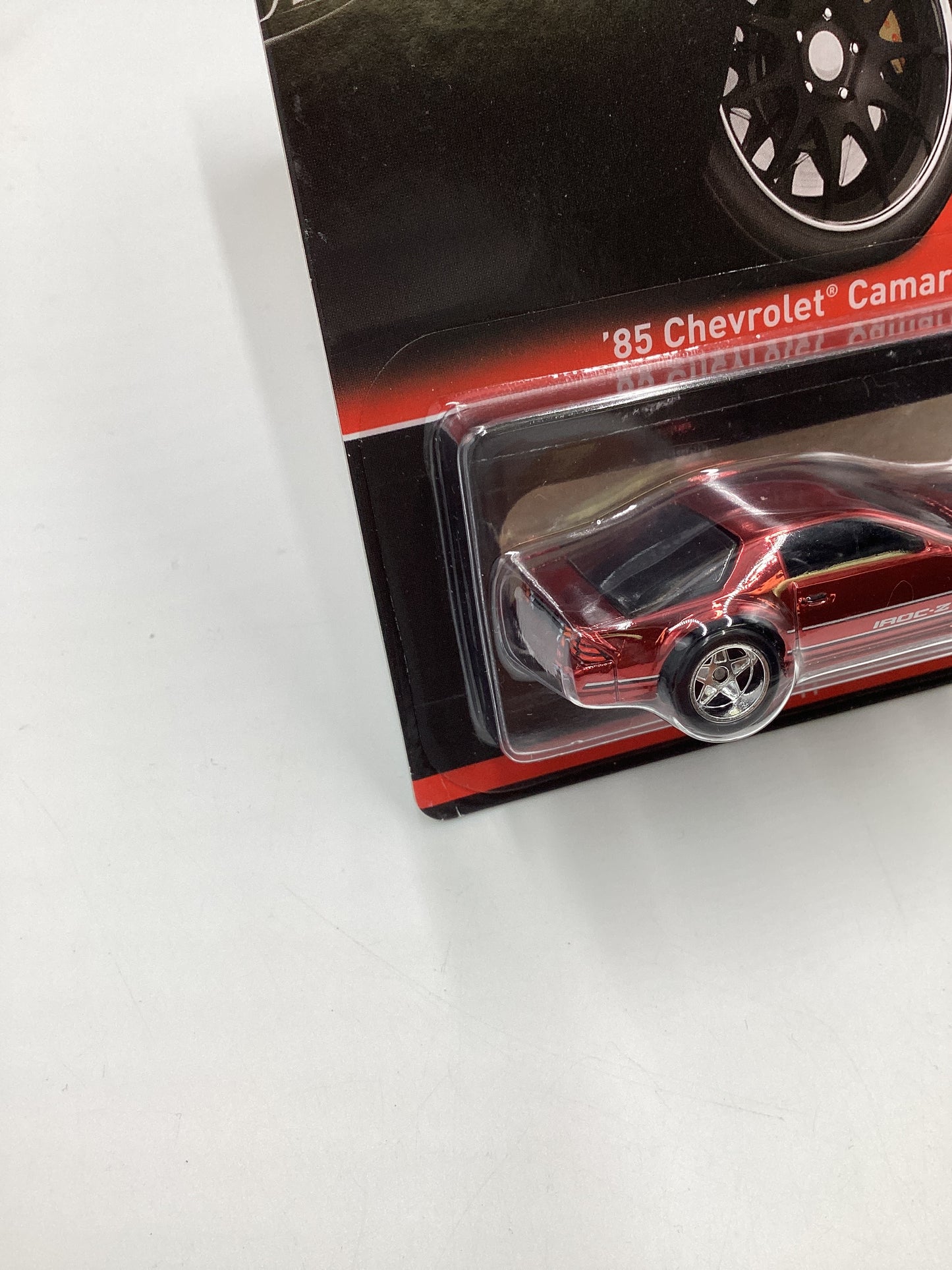 2012 Hot Wheels Real Riders RLC #2570/4000 Red 85 Chevrolet Camaro Iroc Z W/Protector