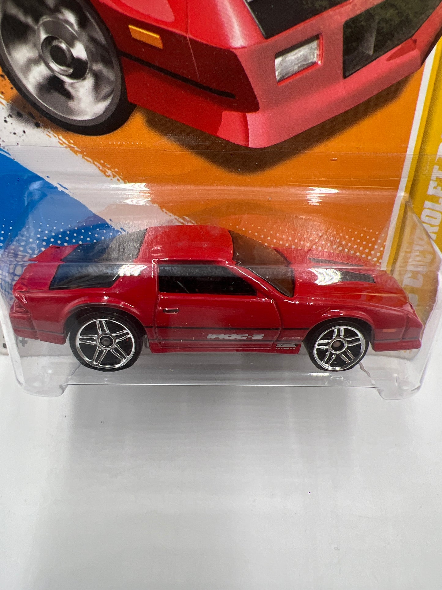 2012 Hot Wheels New Models #22 1985 Chevrolet Camaro IROC-Z Red W/Protector