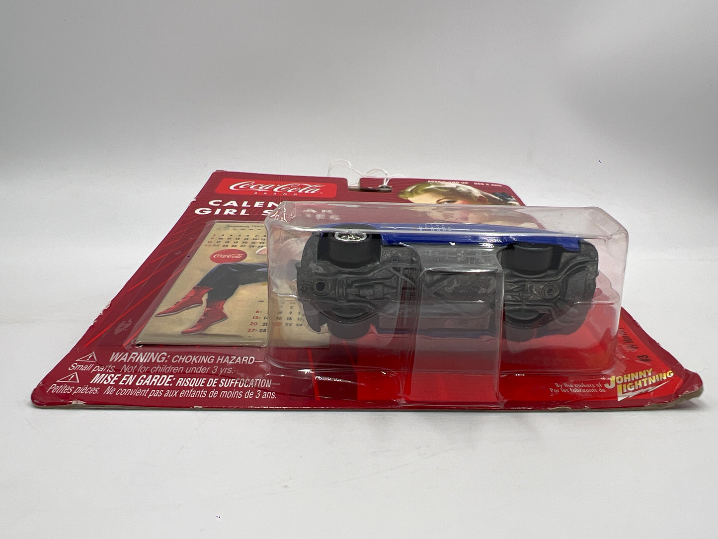 Johnny Lightning Coca Cola Calendar Girl Series #3 49 Mercury Blue