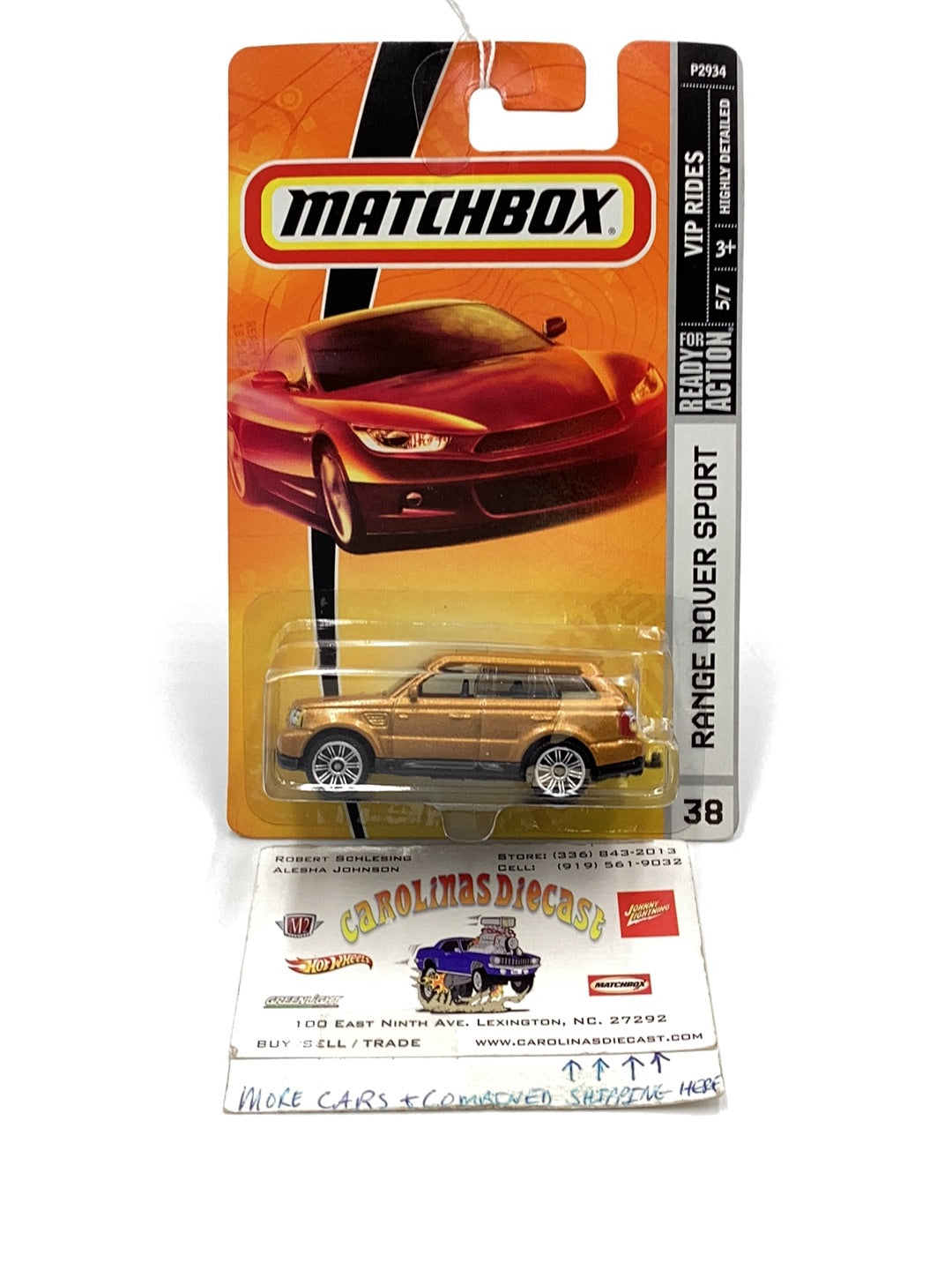 Matchbox #38 Range Rover Sport gold 208A