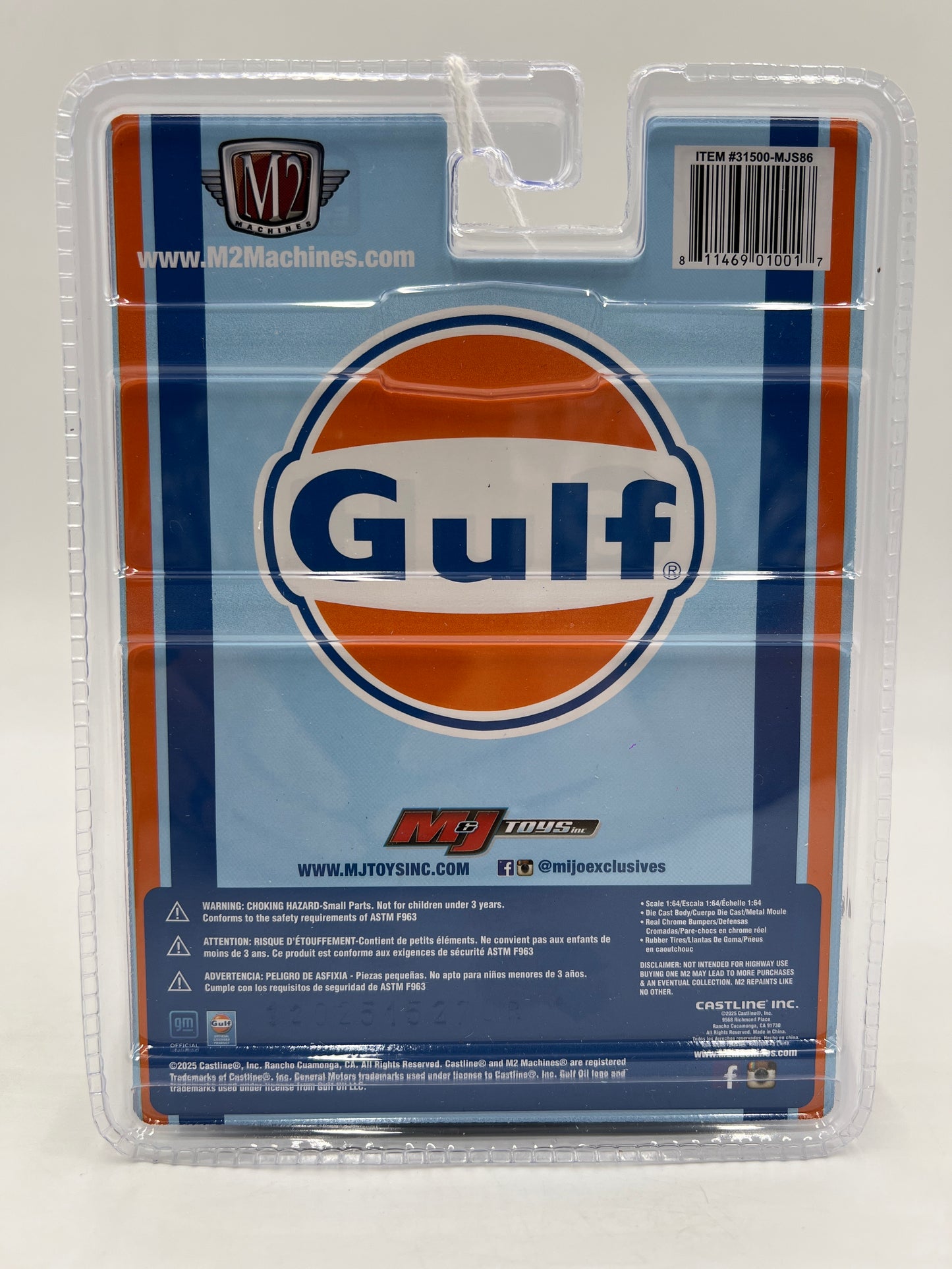 2025 M2 Machines Mijo Exclusives Gulf 1978 Chevrolet Silverado C30 MJS86 200E