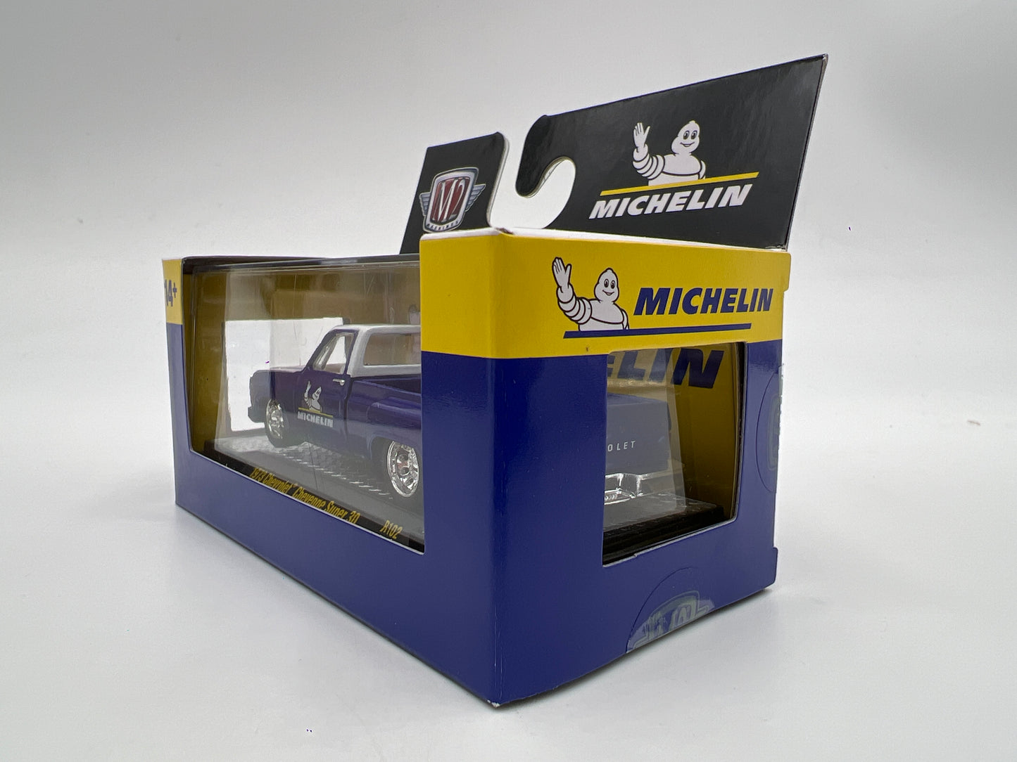 2025 M2 Machines Michelin 1973 Chevrolet Cheyenne Super 30 Blue R102