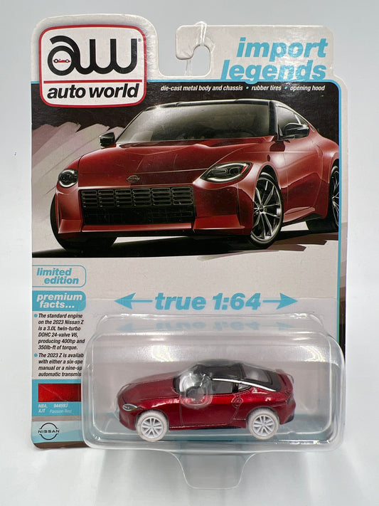 Auto World Ultra Red Chase Import Legends Release 2 Version A 2023 Nissan Z Red