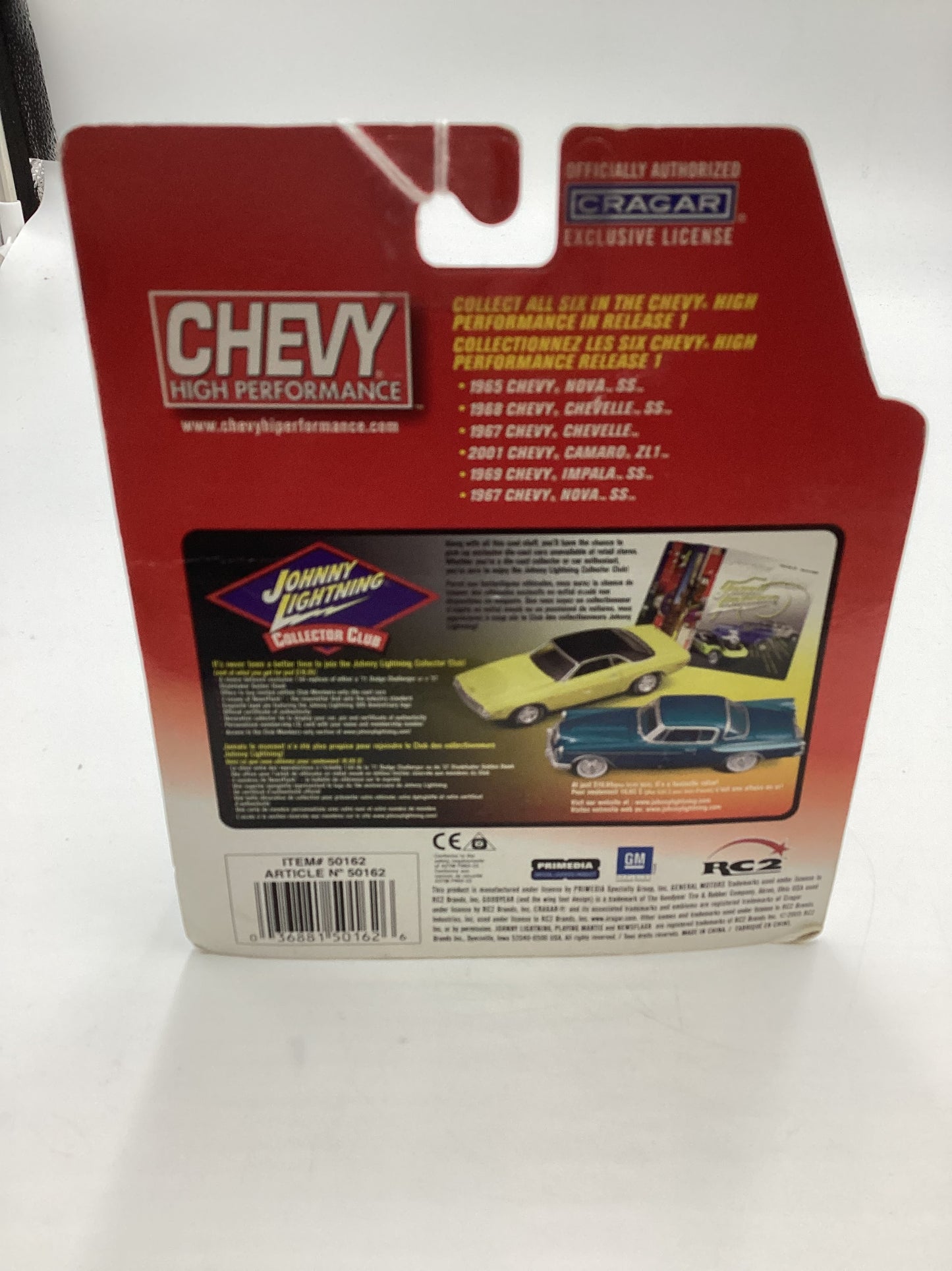 Johnny Lightning Chevy High Performance #4 2001 Chevy Camaro ZL1 Yellow