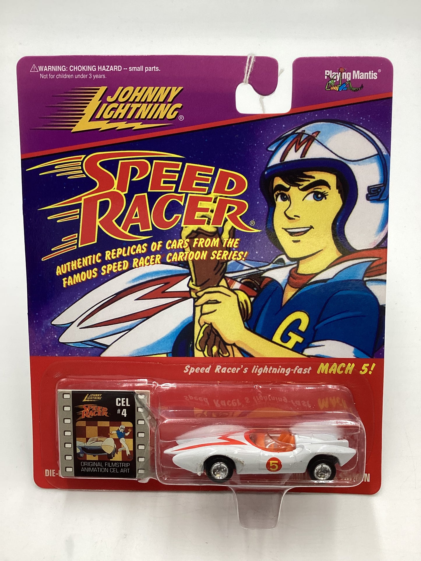 Johnny Lightning Speed Racer CEL #4 Speed Racer Mach 5 White 186B