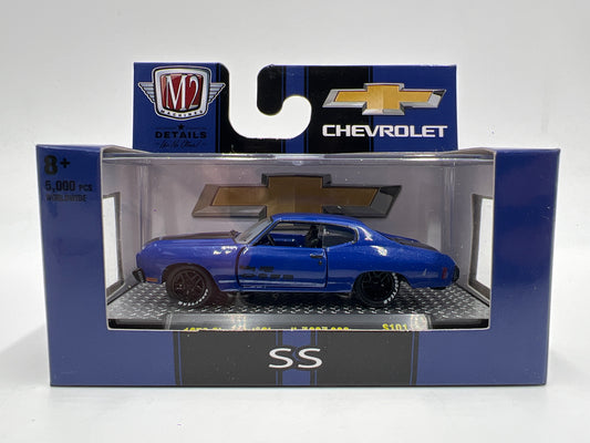 M2 Machines 1970 Chevrolet Chevelle SS 396 Blue S101