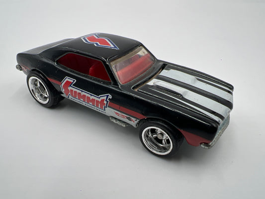 2013 Hot Wheels Super Treasure Hunt 67 Camaro Summit Black W/No Logo Base Loose