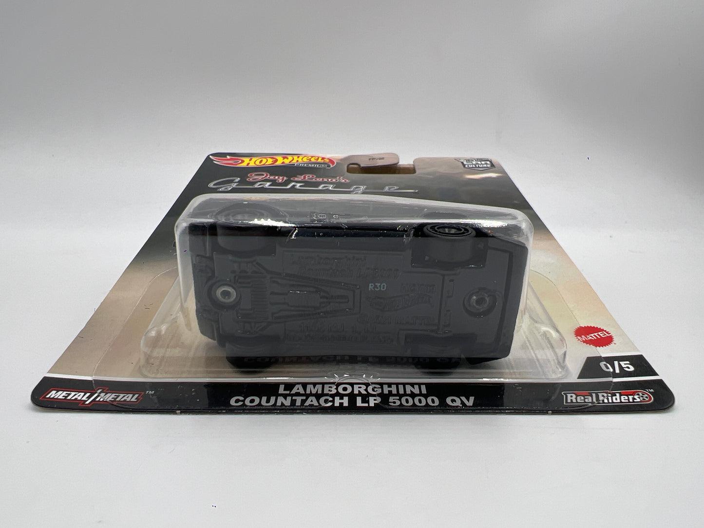 Hot Wheels Premium Car Culture CHASE Jay Lenos Garage #0 Lamborghini Countach LP 5000 QV Black W/Protector