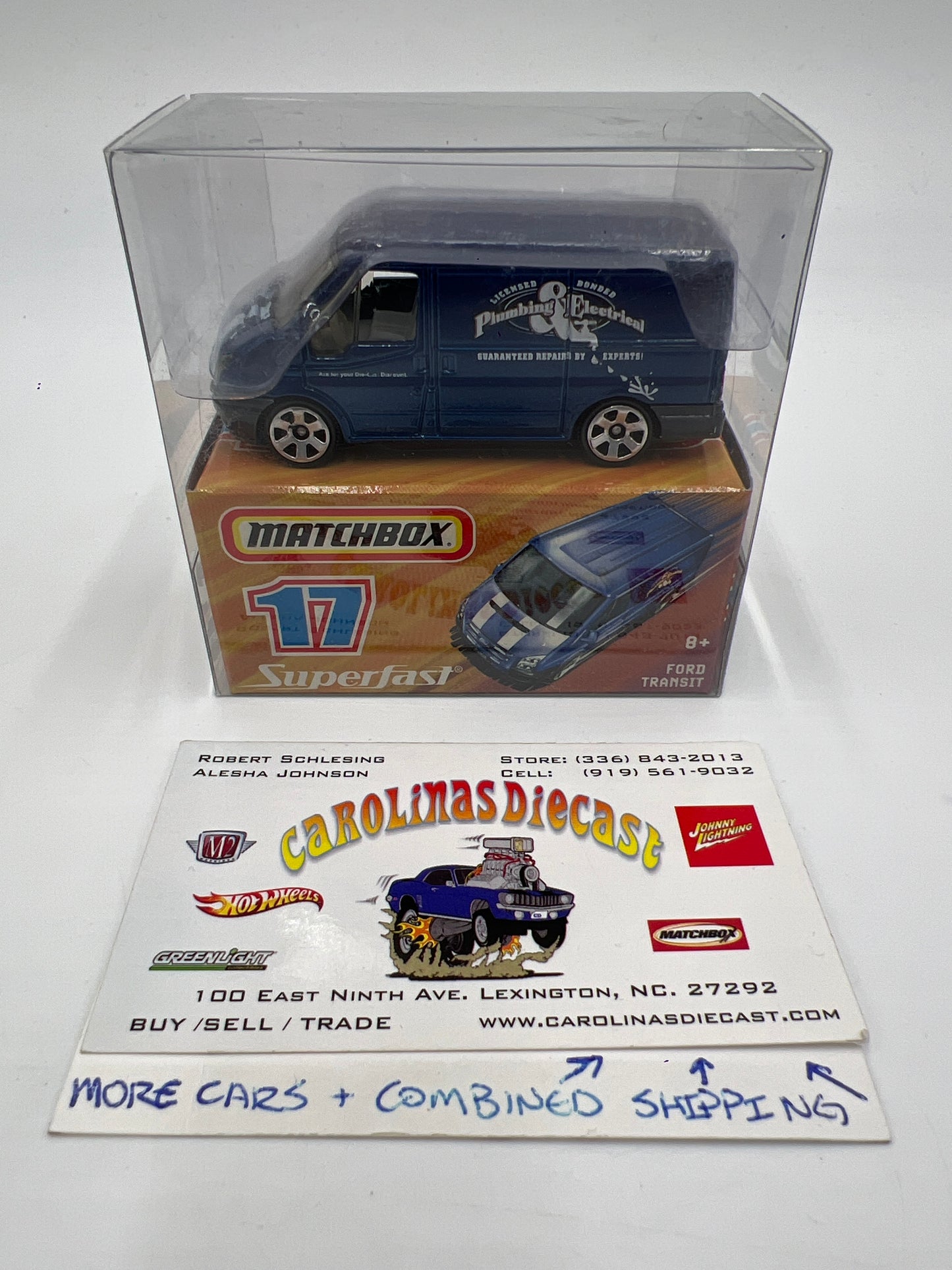 Matchbox Superfast #17 Ford Transit Blue