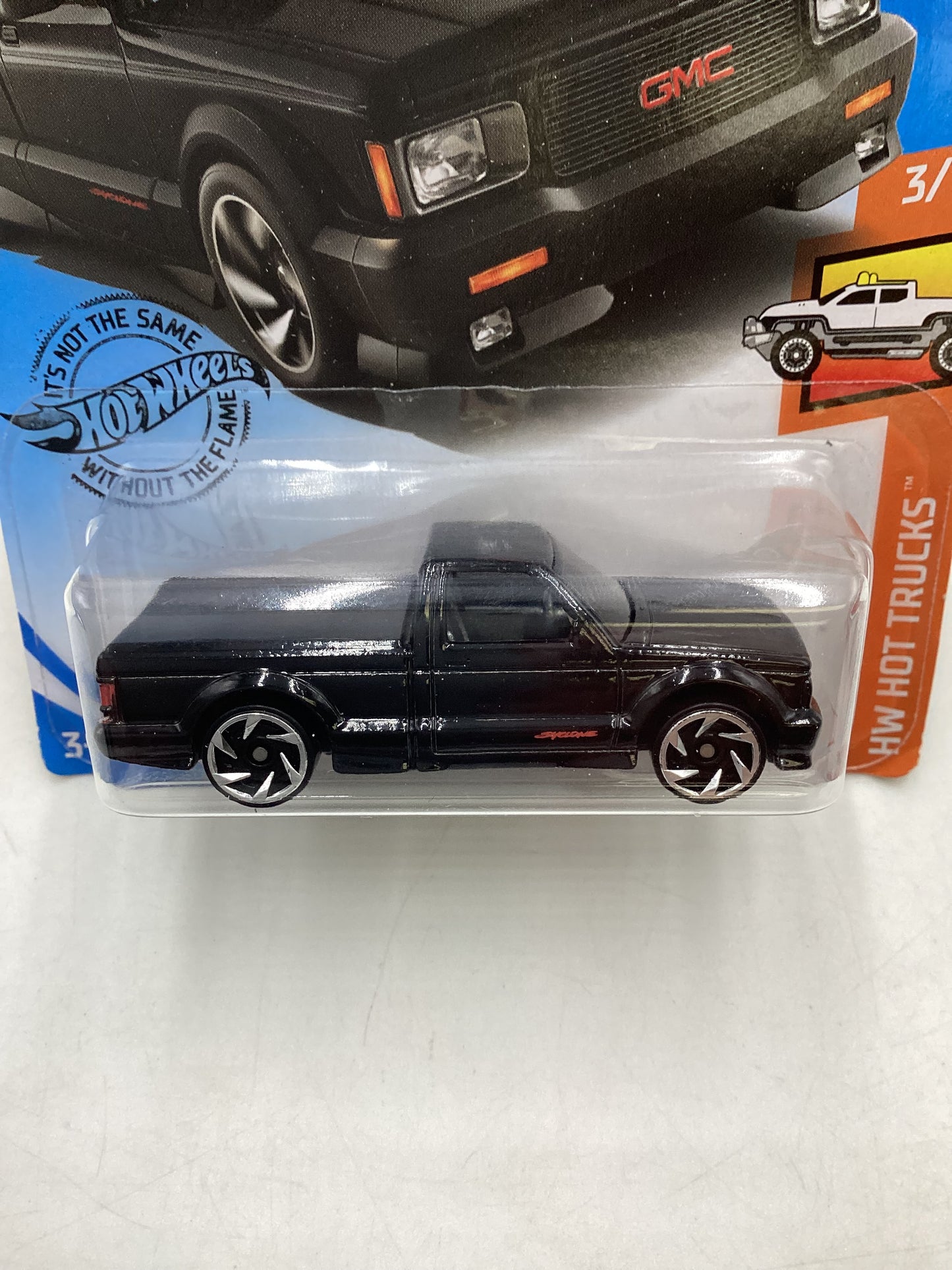 2020 Hot Wheels #150 91 GMC Syclone Black Intl Card 43B