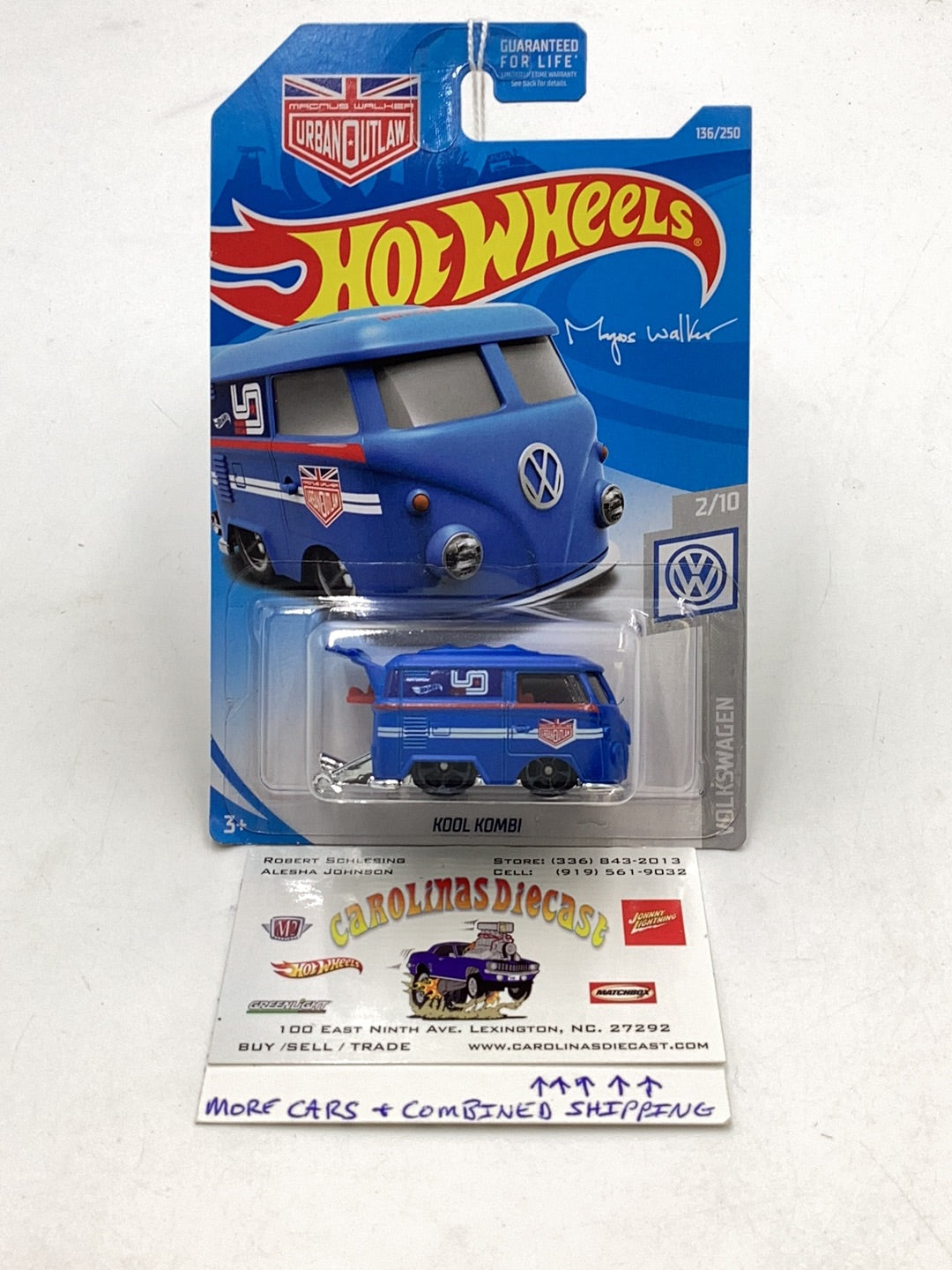 2019 hot wheels #136 Volkswagen Kool Kombi