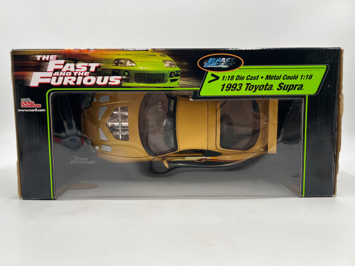 Racing Champions 1/18 Fast & Furious 1993 Toyota Supra Gold VHTF