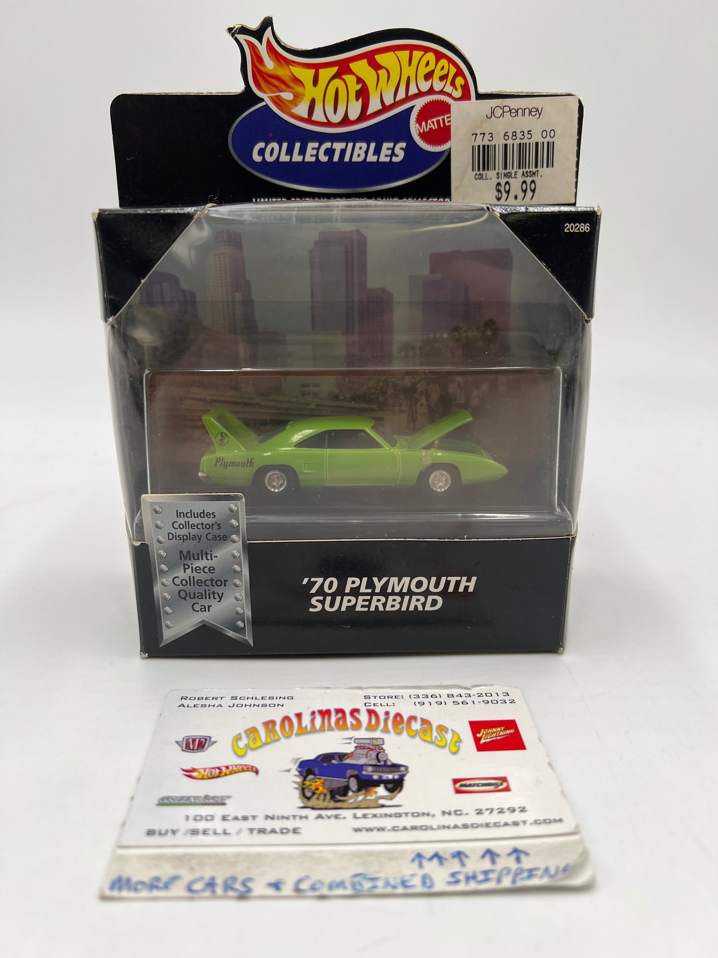 Hot Wheels Collectibles Black Box #2689 70 Plymouth Superbird Green