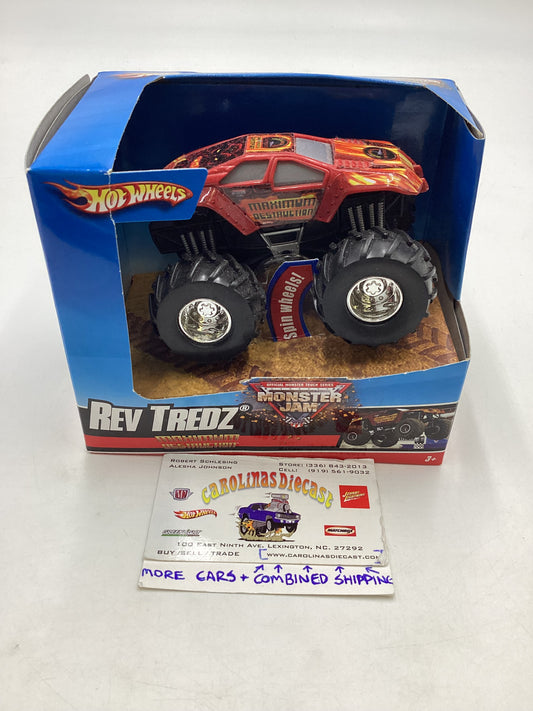 Hot Wheels Monster Jam Rev Tredz Maximum Destruction