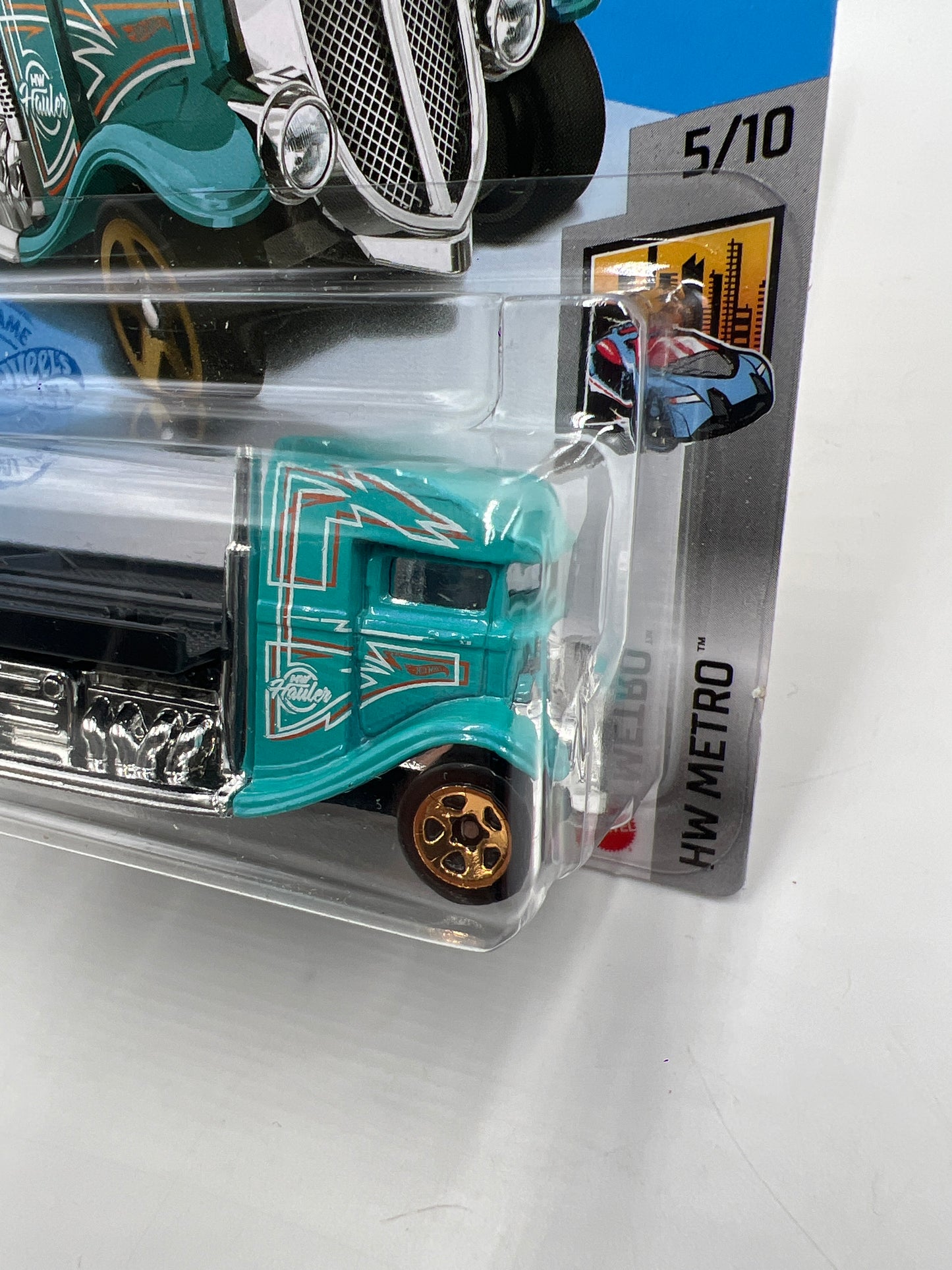 2021 Hot Wheels Metro #83 Fast-Bed Hauler Light Blue 41i