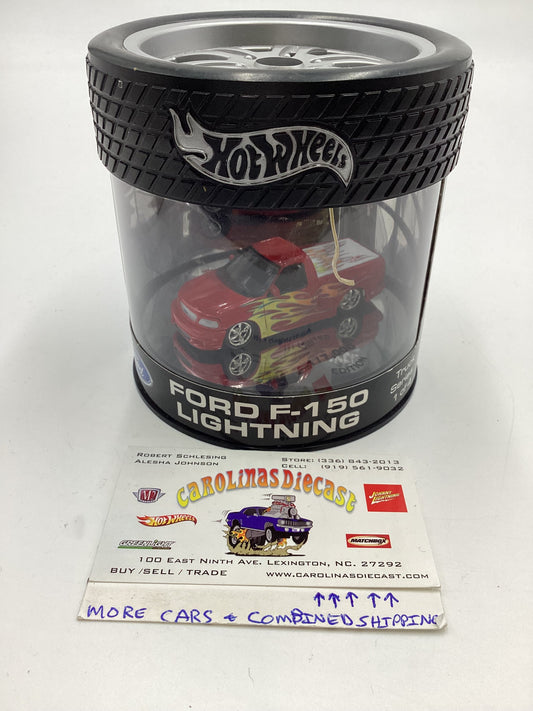 2003 Hot Wheels Oil Can Truck Series 1/7000 Ford F-150 Lightning Red HTF Hobby Exclusive