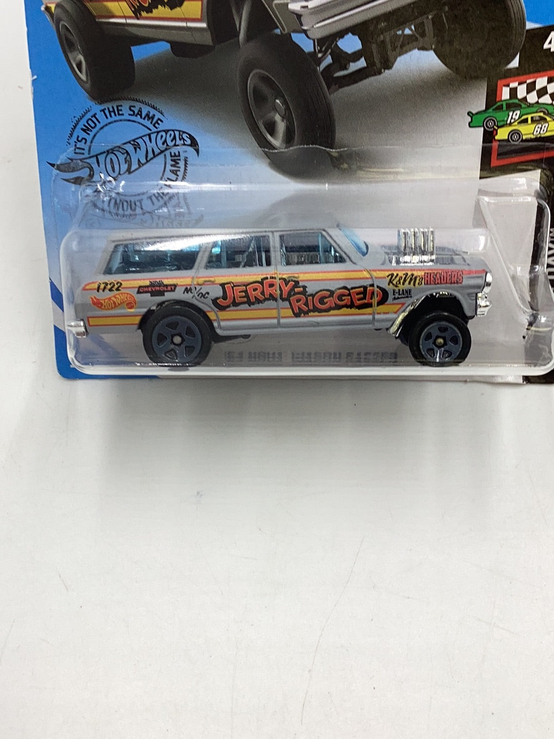 2019 Hot wheels #198 64 Nova Wagon Gasser grey 11D