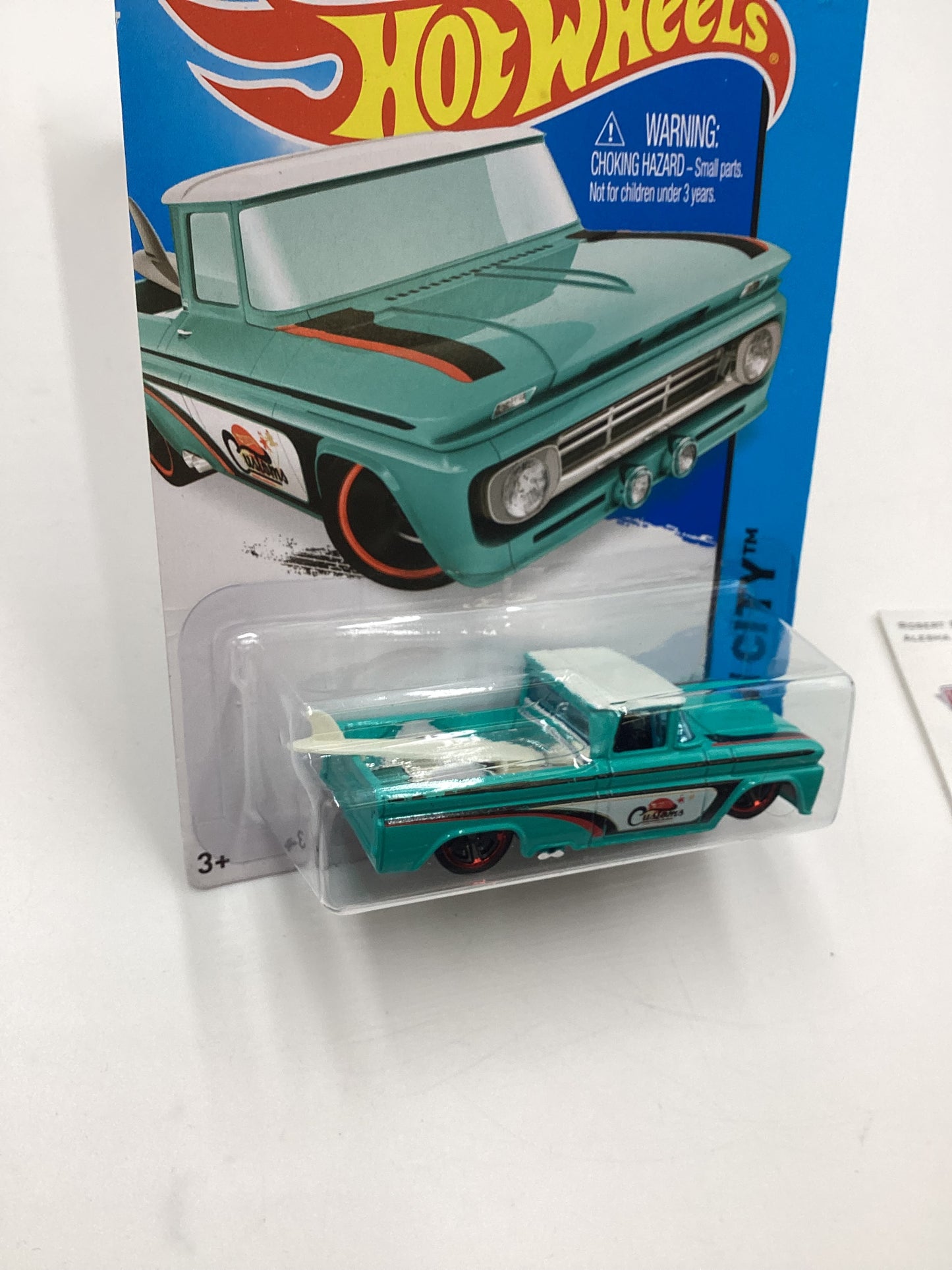 2015 Hot wheels #72 Custom 62 Chevy Teal SR