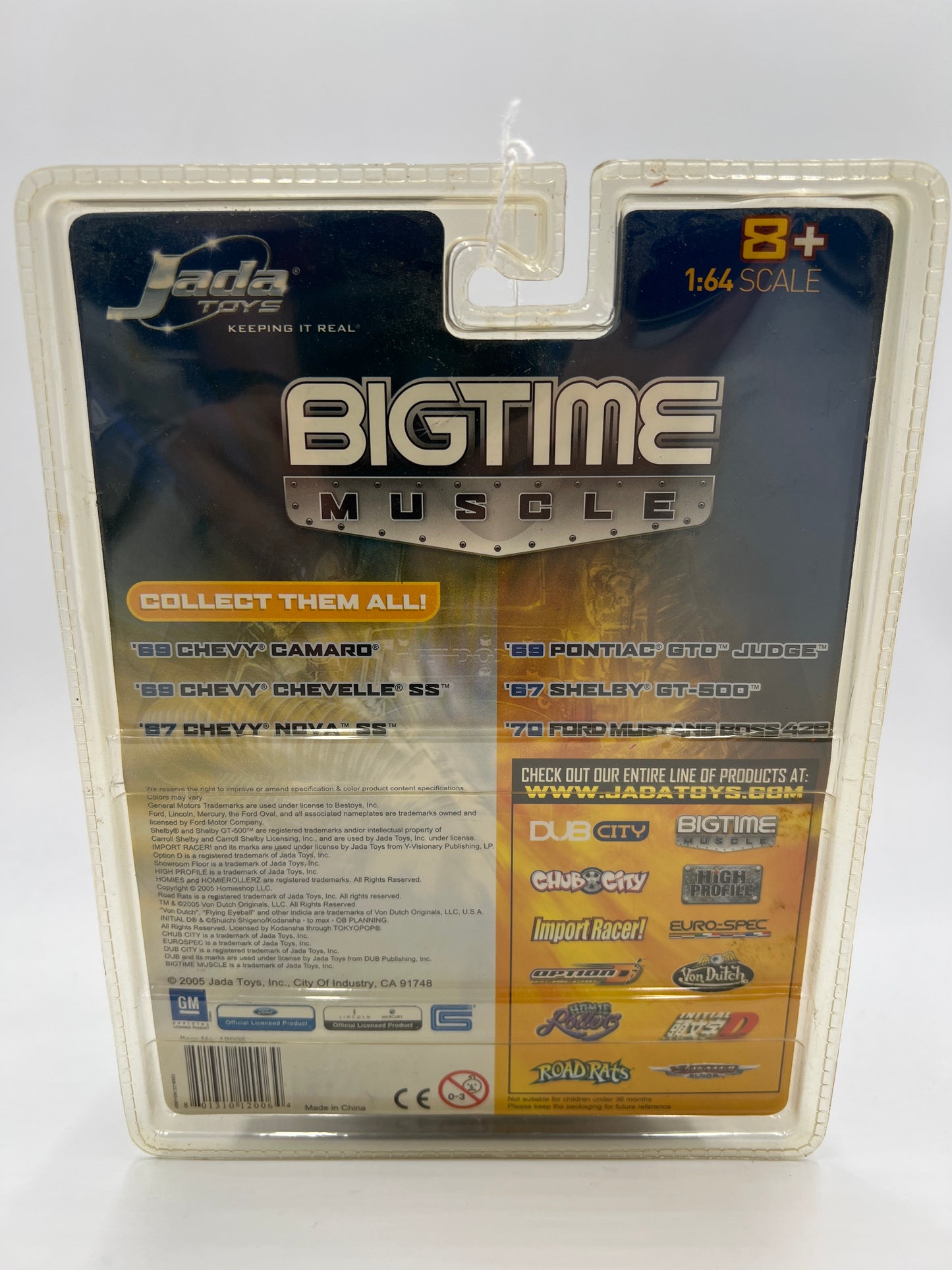 Jada Dub City Big Time Muscle #29 67 Shelby GT-500 Gray 184G