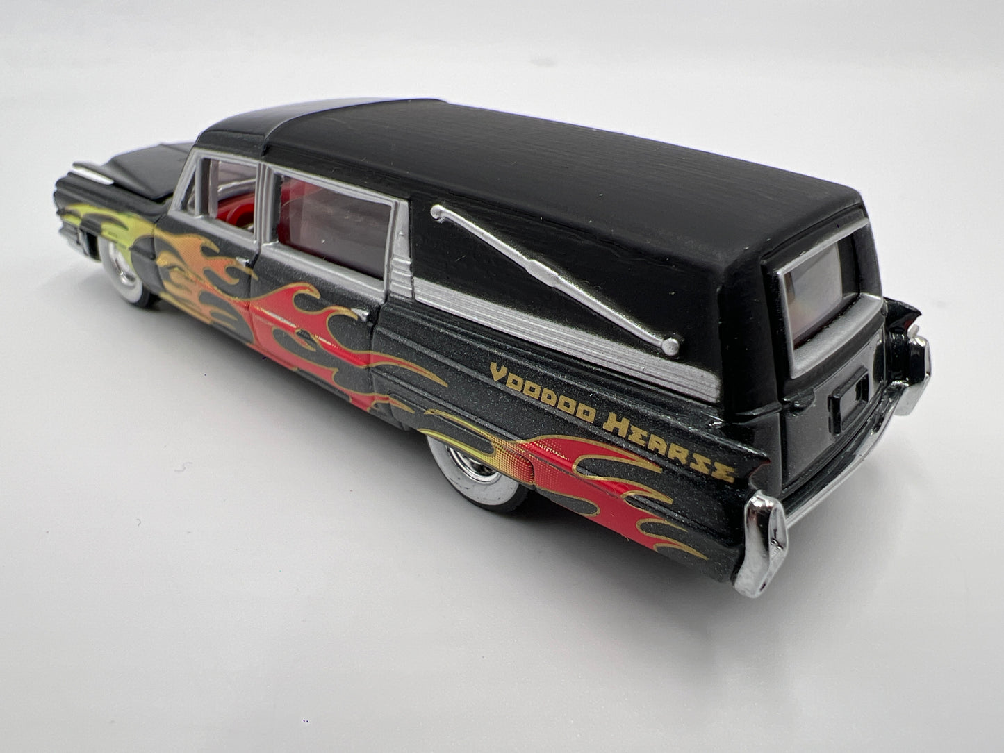 Hot Wheels Collectibles 1/64 VooDoo Highway 1960 Fleetwood Hearse Black Loose