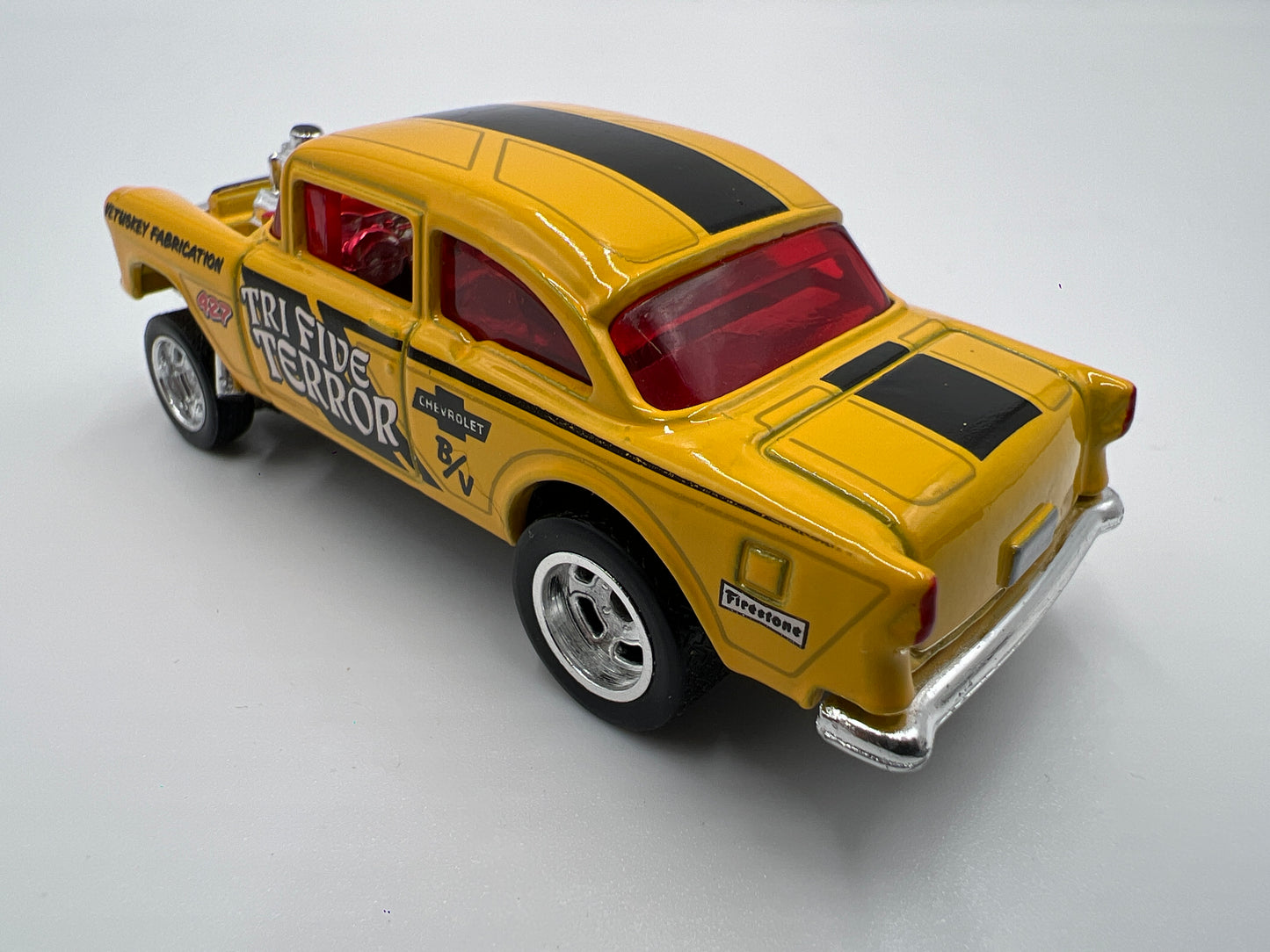 Hot Wheels Bel Air Gasser Yellow Loose CUSTOM