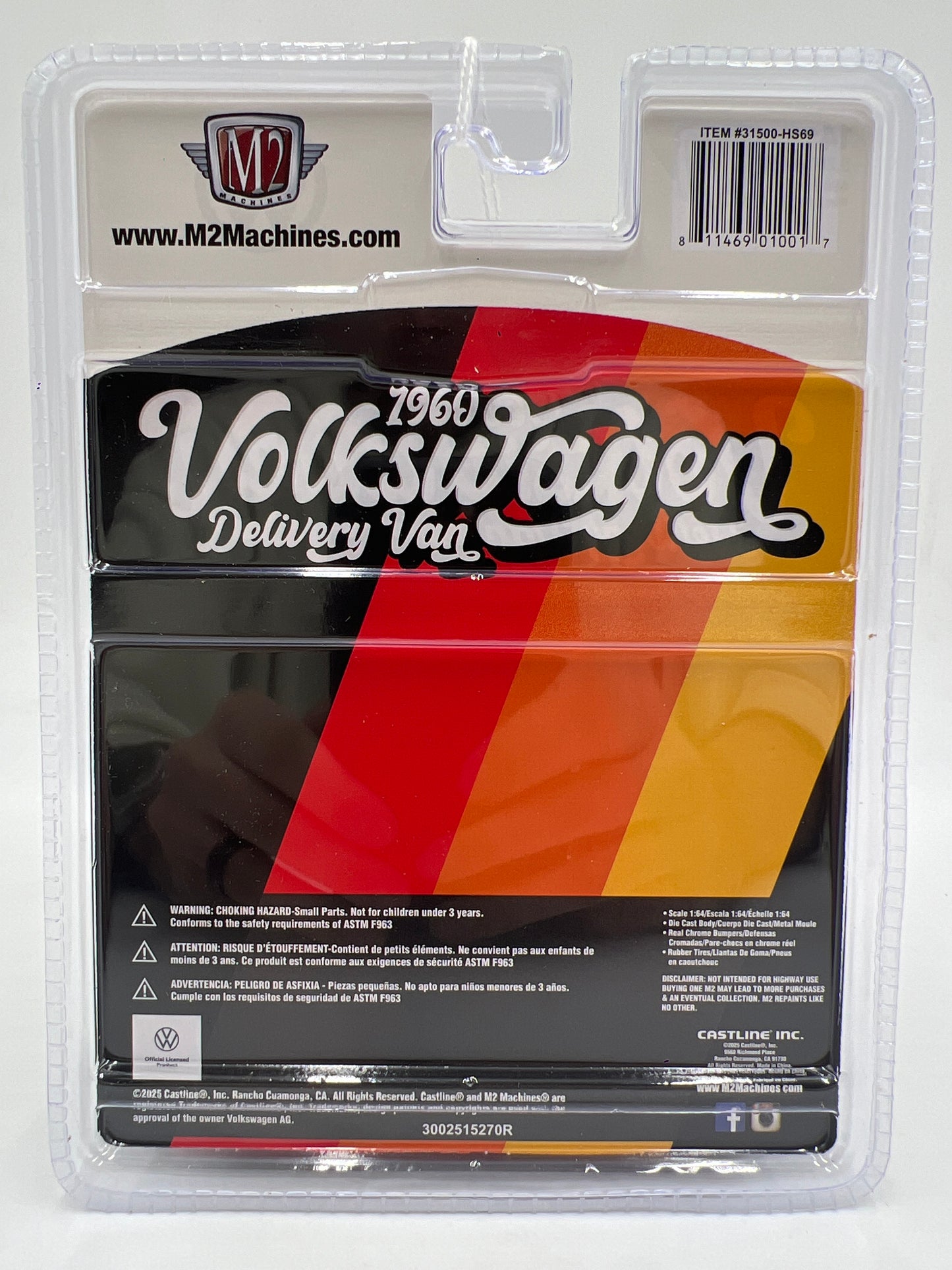M2 Machines HS69 Hobby Exclusive 1960 VW Delivery Van 195B