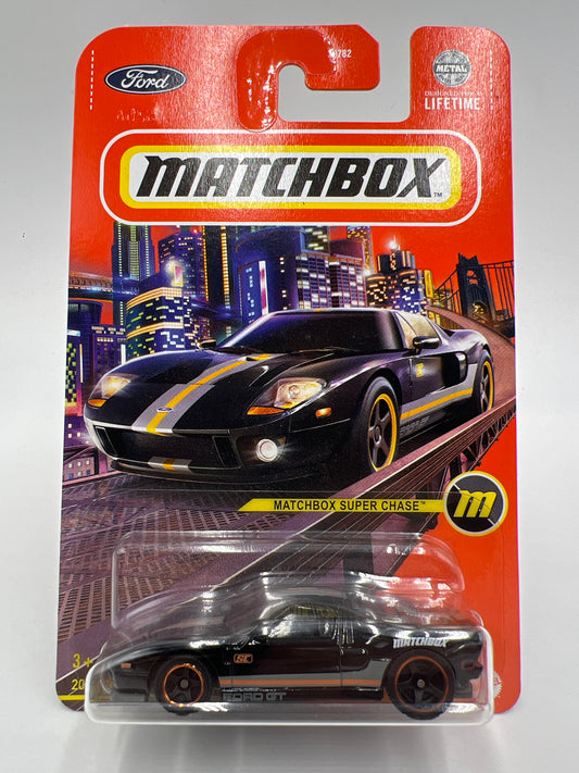 Matchbox Super Chase 2005 Ford GT Black W/Protector