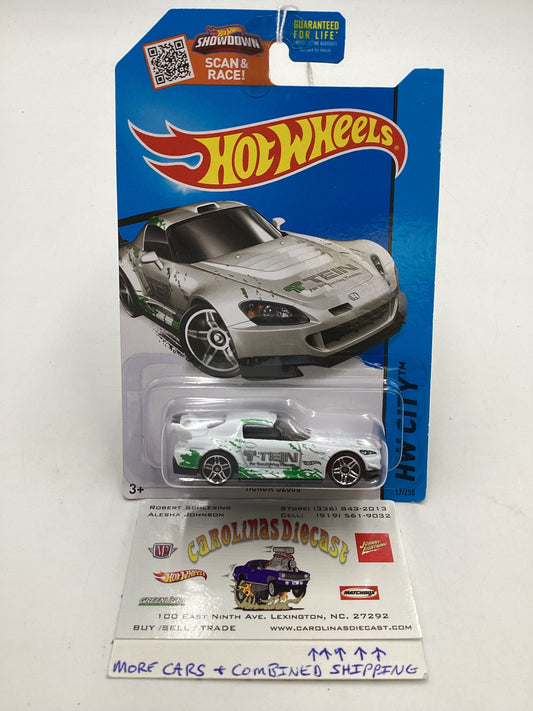 2015 Hot wheels HW City #17 Honda S2000 White 78C