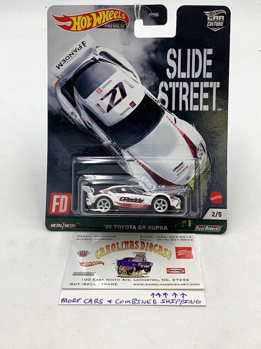 Hot wheels Slide Street 2/5 20 Toyota GR Supra 244L