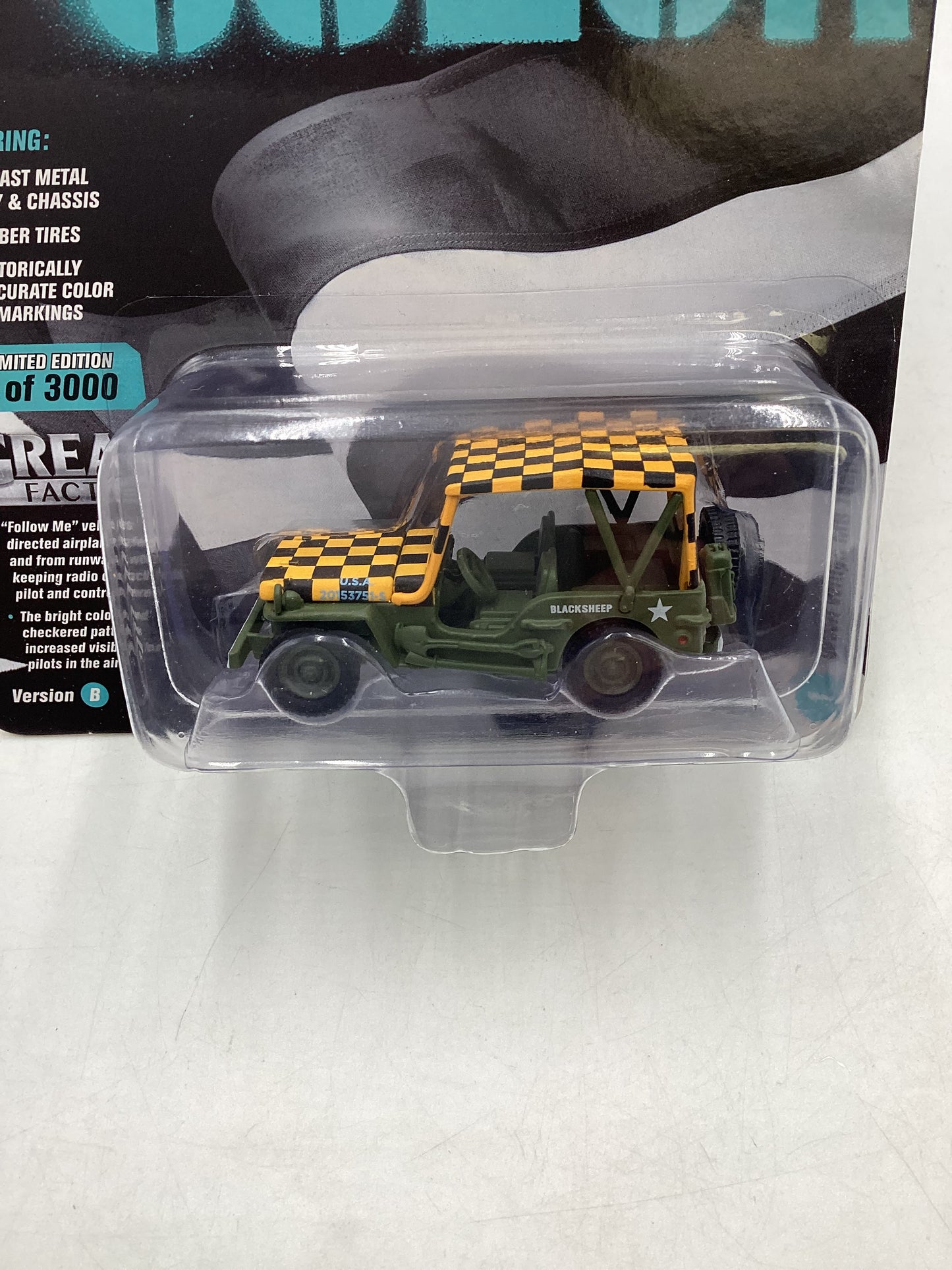 Johnny Lightning Greatest Generation in Color WWII Willys MB Jeep 227E