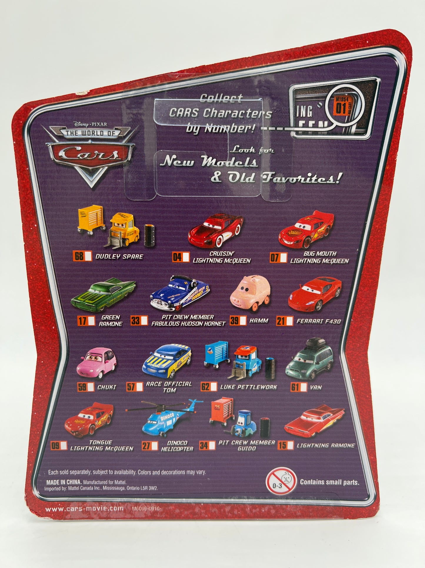 Disney Pixar The World Of Cars #62 Luke Pettlework 140G