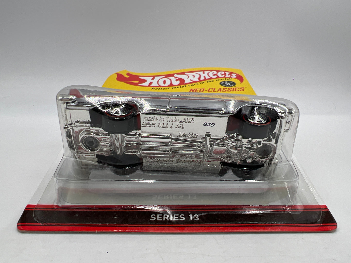 2014 Hot Wheels RLC Neo-Classics Series 13 #1 2898/3000 58 Plymouth Belvedere Chrome W/Protector
