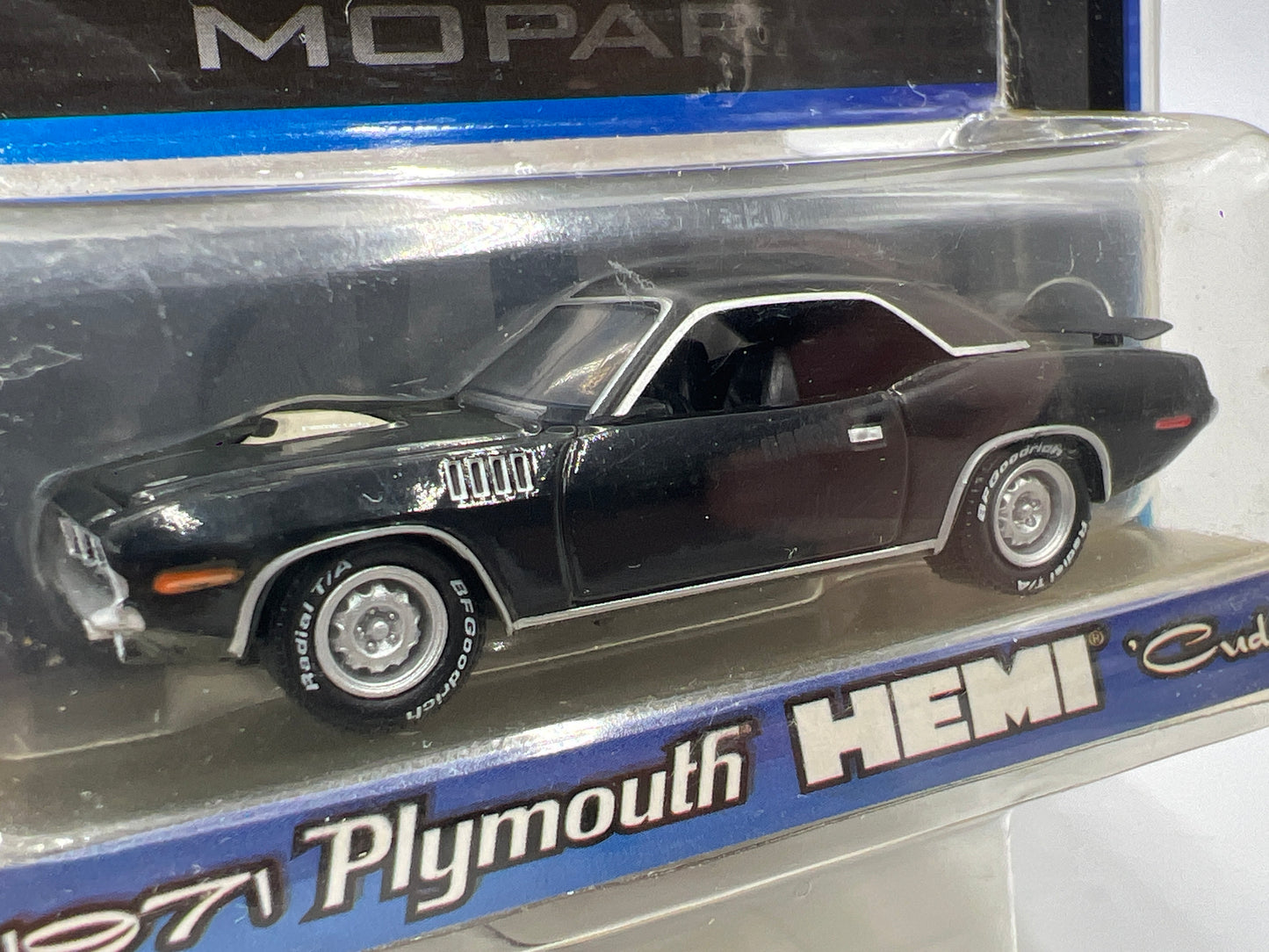 Greenlight Collectibles Corner Midnight Edition 1/1500 1971 Plymouth Hemi Cuda Black