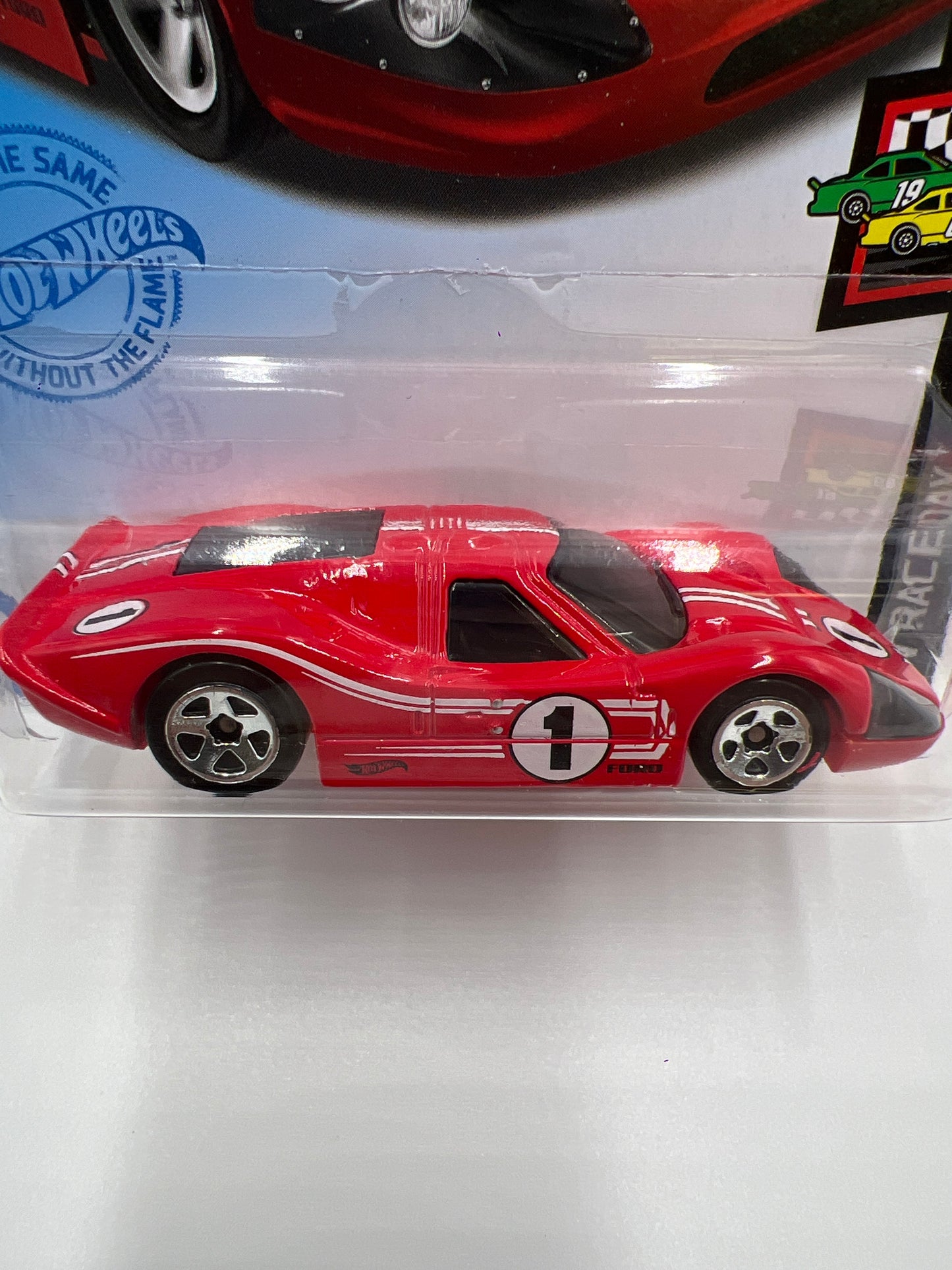 2021 Hot Wheels Race Day #106 67 Ford GT40 MK.IV Red 20C