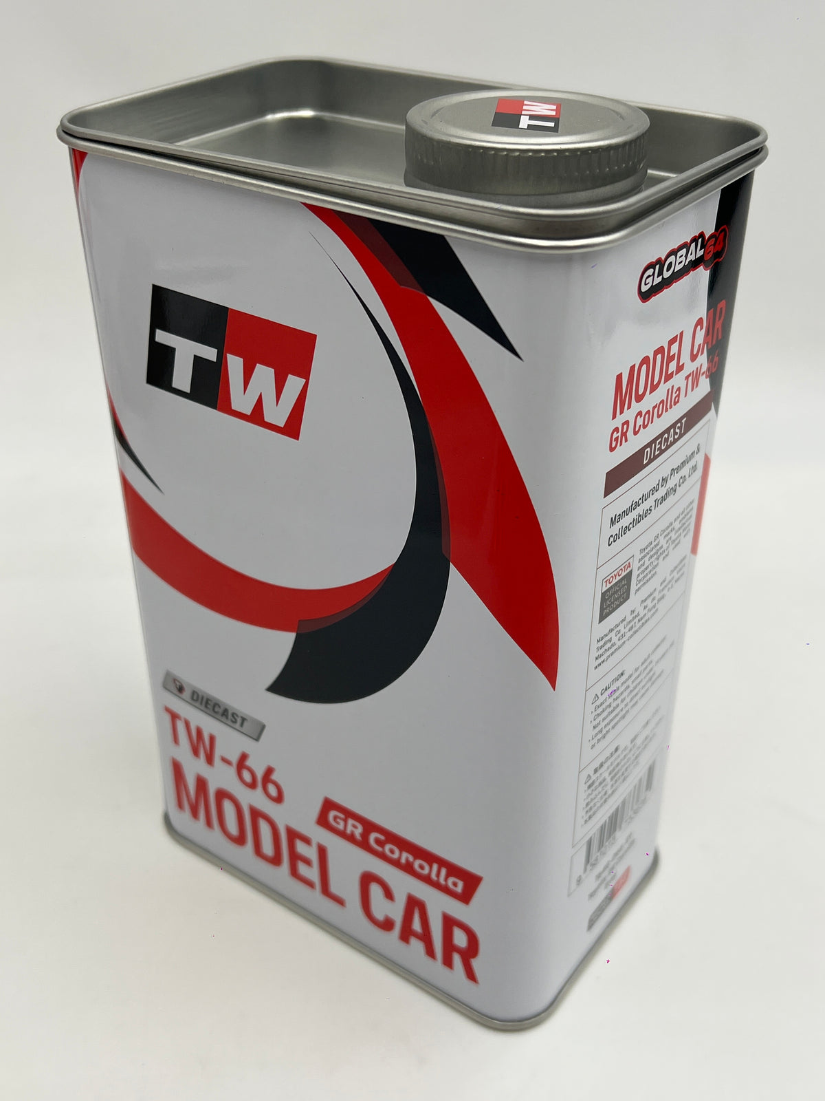 Tarmac TW-66 Toyota GR Corolla Gray W/Oil Can