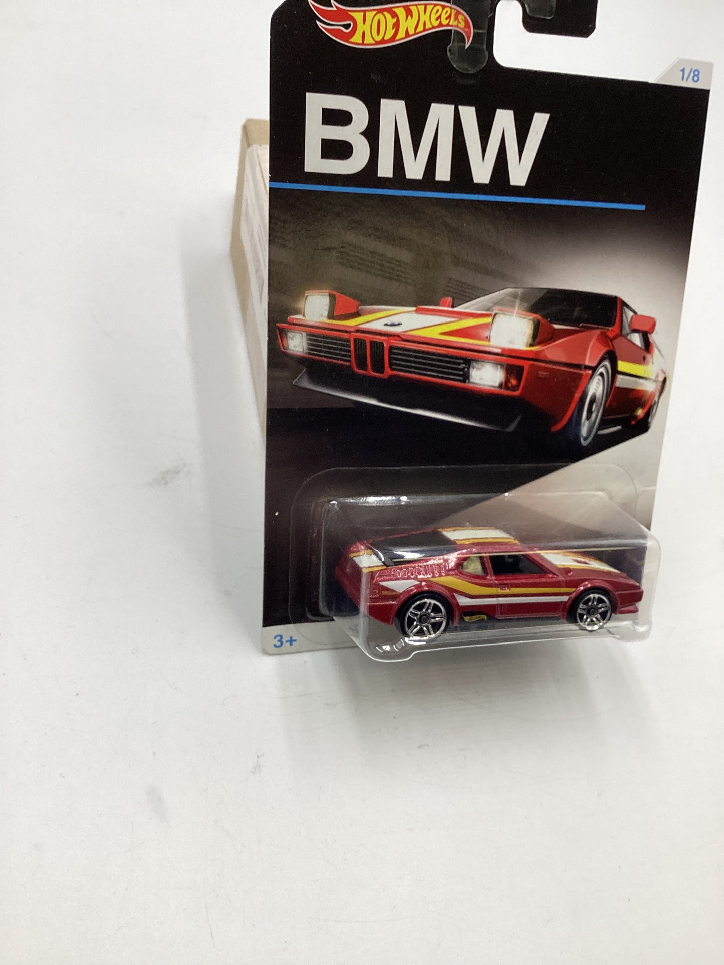 Hot Wheels BMW Series #1 BMW M1 Red Walmart Exclusive 152D