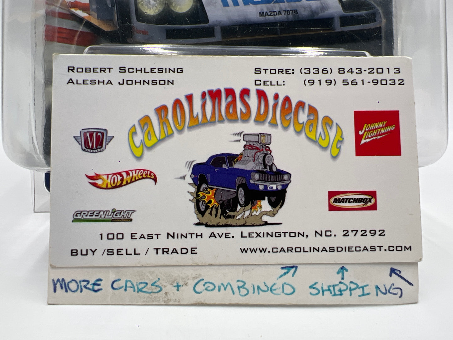 2018 Hot Wheels Car Culture Premium Circuit Legends #5 Mazda 787B White W/Protector