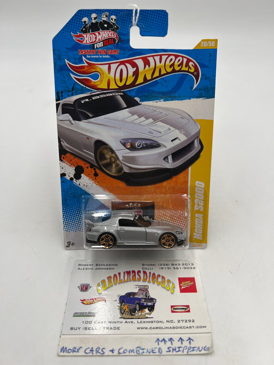 2011 Hot Wheels New Models #20 Honda S2000 Silver 77B