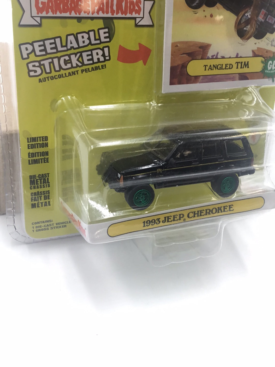 Greenlight Garbage Pail Kids 1993 Jeep Cherokee green machine CHASE