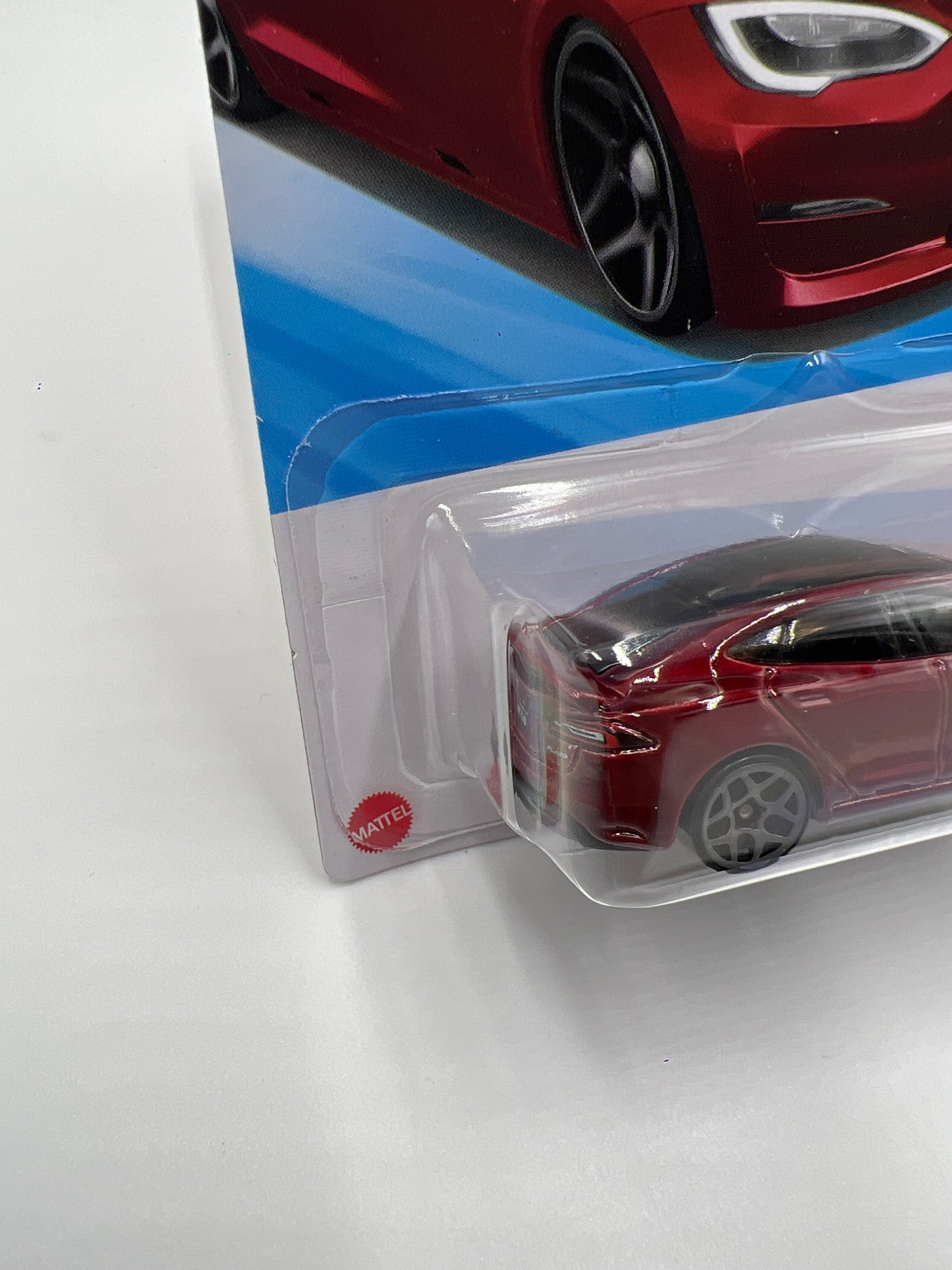 2025 Hot Wheels B Case #9 Tesla Model S Plaid Red