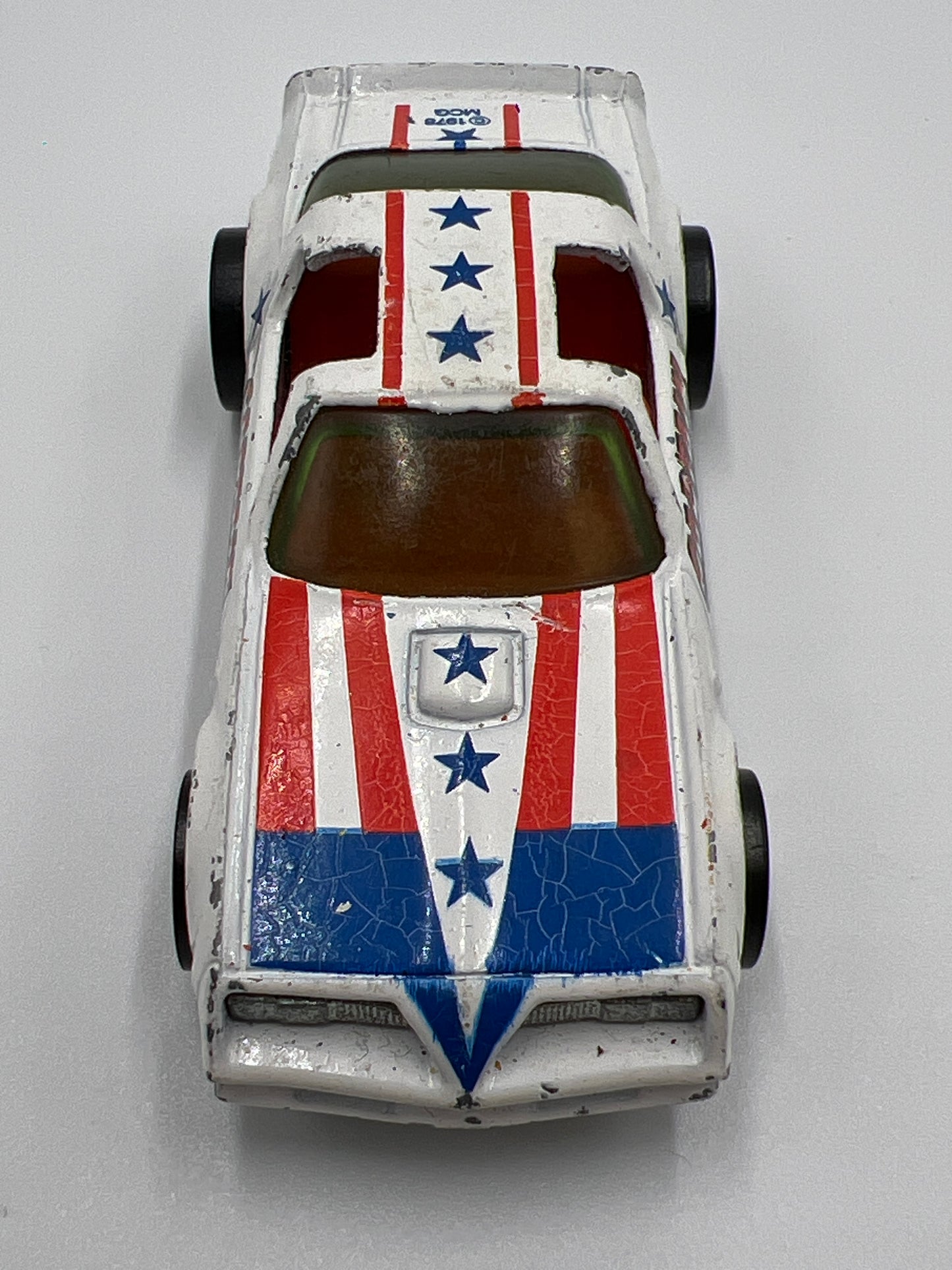 Hot Wheels 1/64 Blackwall Captain America Hot Bird White Loose